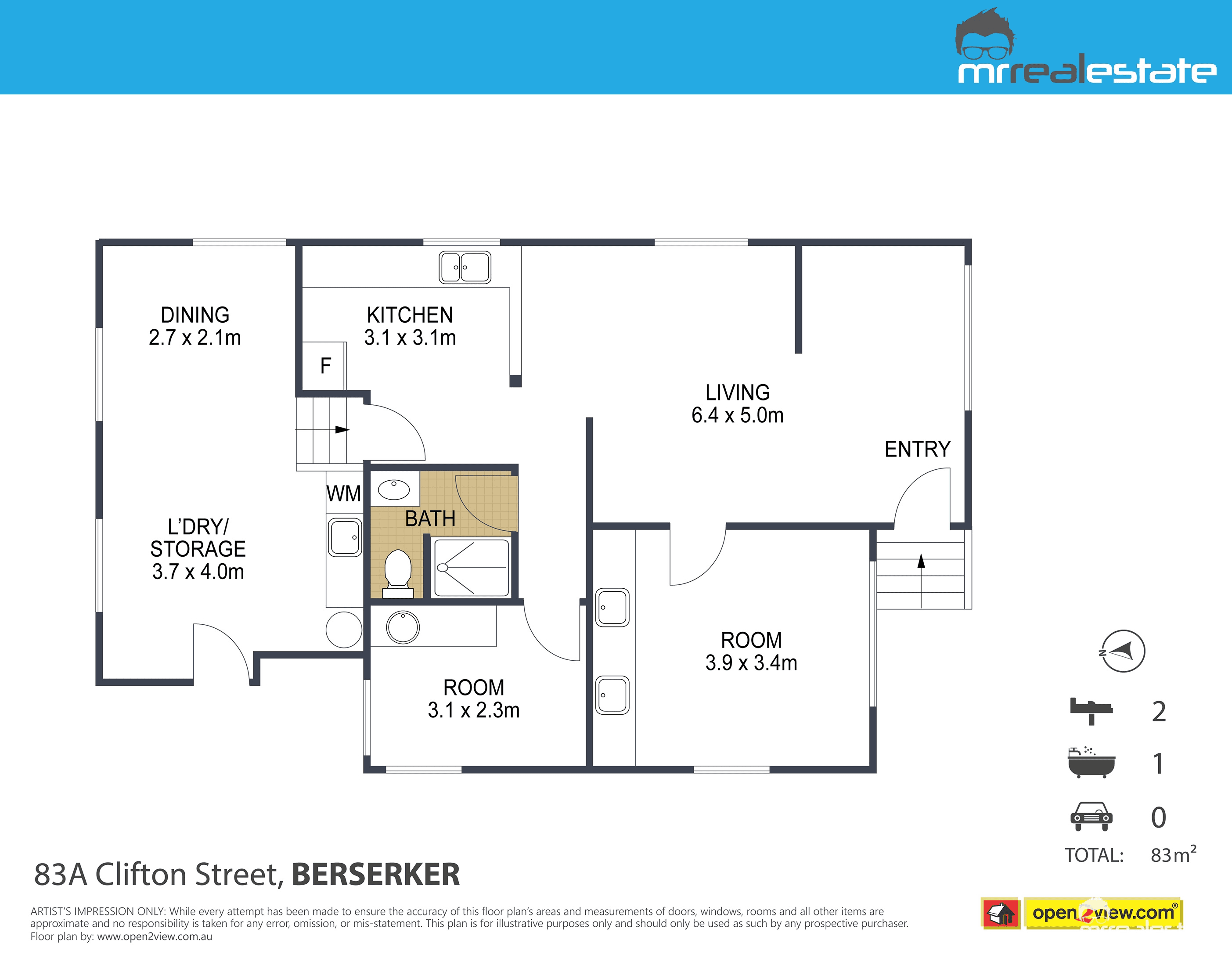 83a Clifton Street, Berserker, QLD 4701