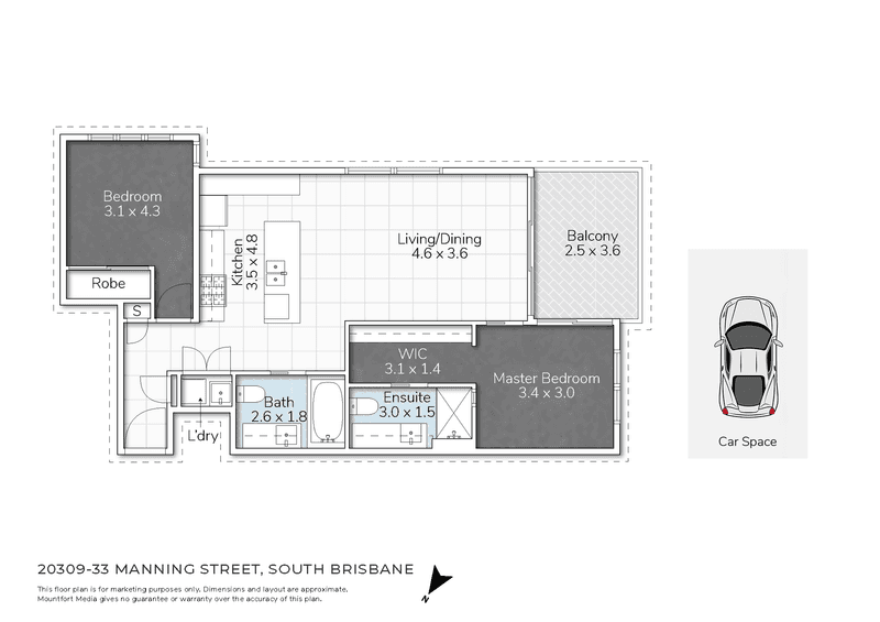 Unit 20309/33 Manning St, South Brisbane, QLD 4101