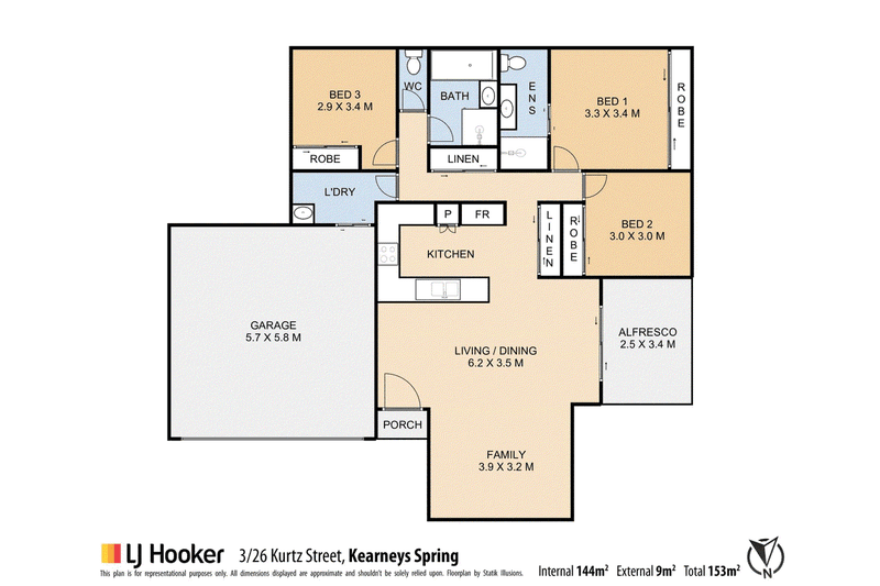 3/26 Kurtz Street, KEARNEYS SPRING, QLD 4350