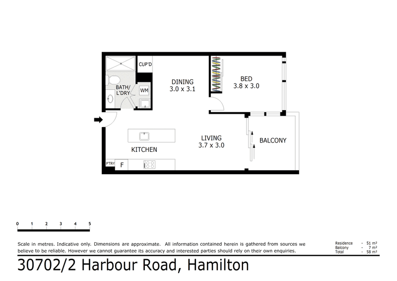 30702/2 Harbour Road, HAMILTON, QLD 4007