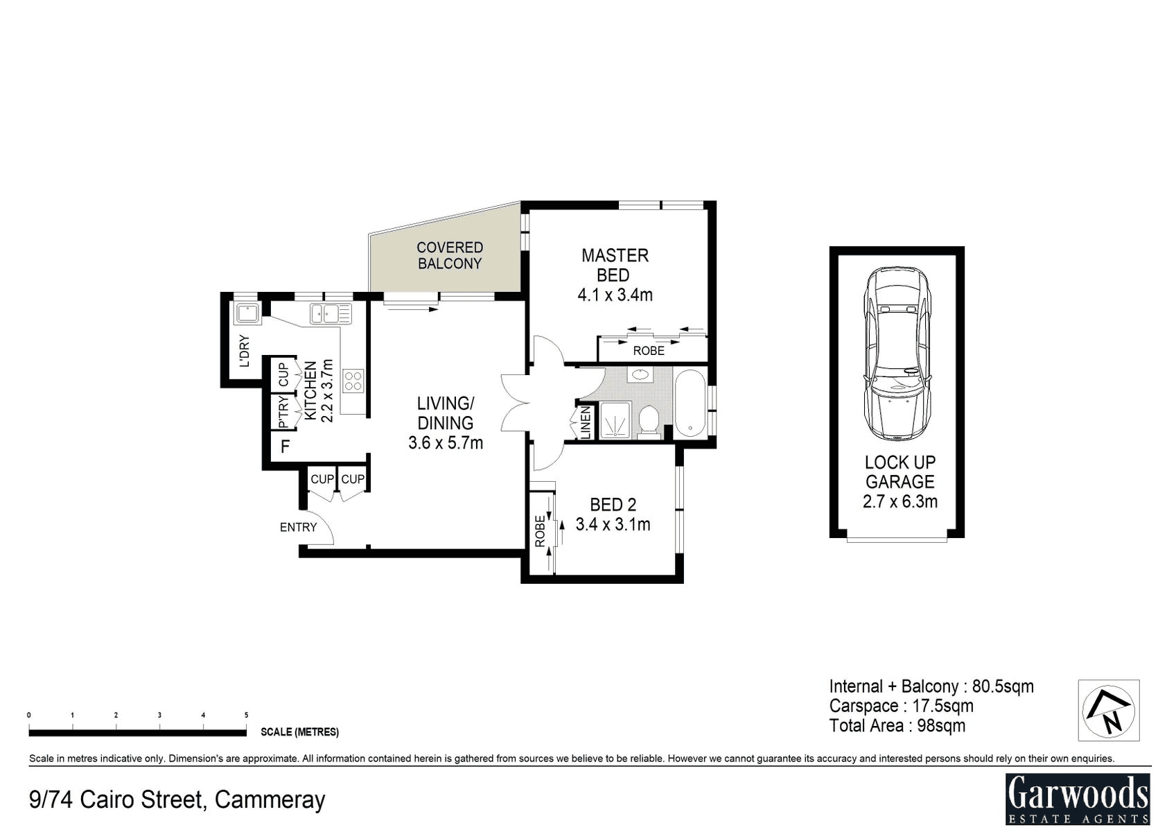 9/74 Cairo Street, CAMMERAY, NSW 2062