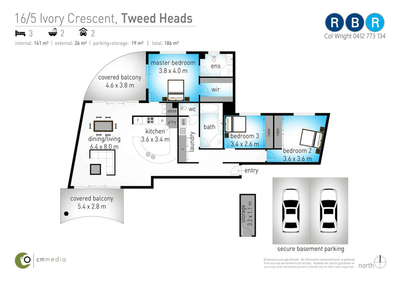 16/5-9 Ivory Crescent, TWEED HEADS, NSW 2485