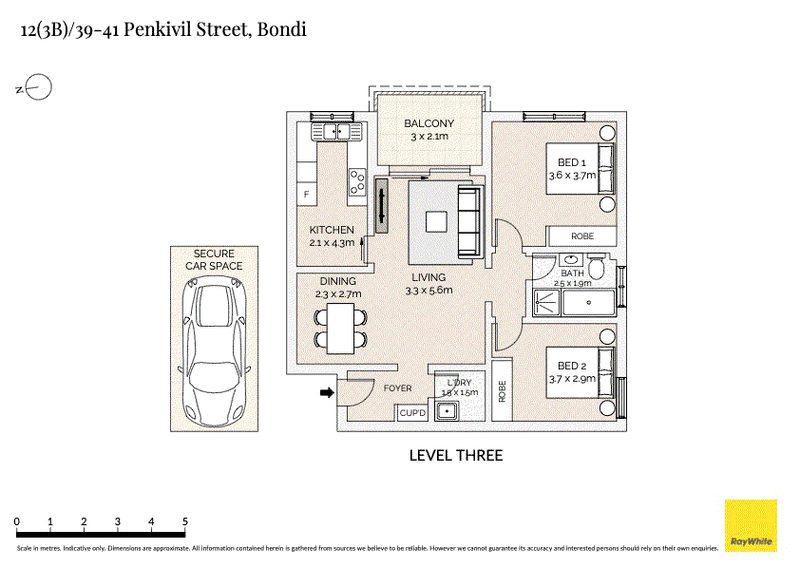12(3B)/39-41 Penkivil Street, BONDI, NSW 2026