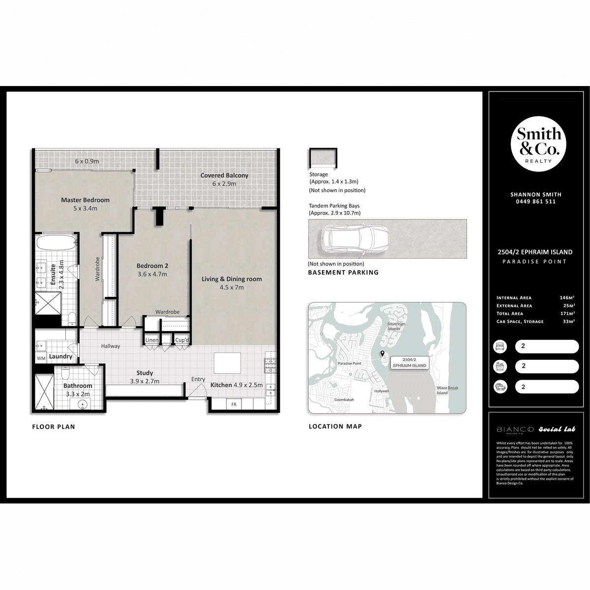 2504/2 Ephraim Island, Paradise Point, QLD 4216