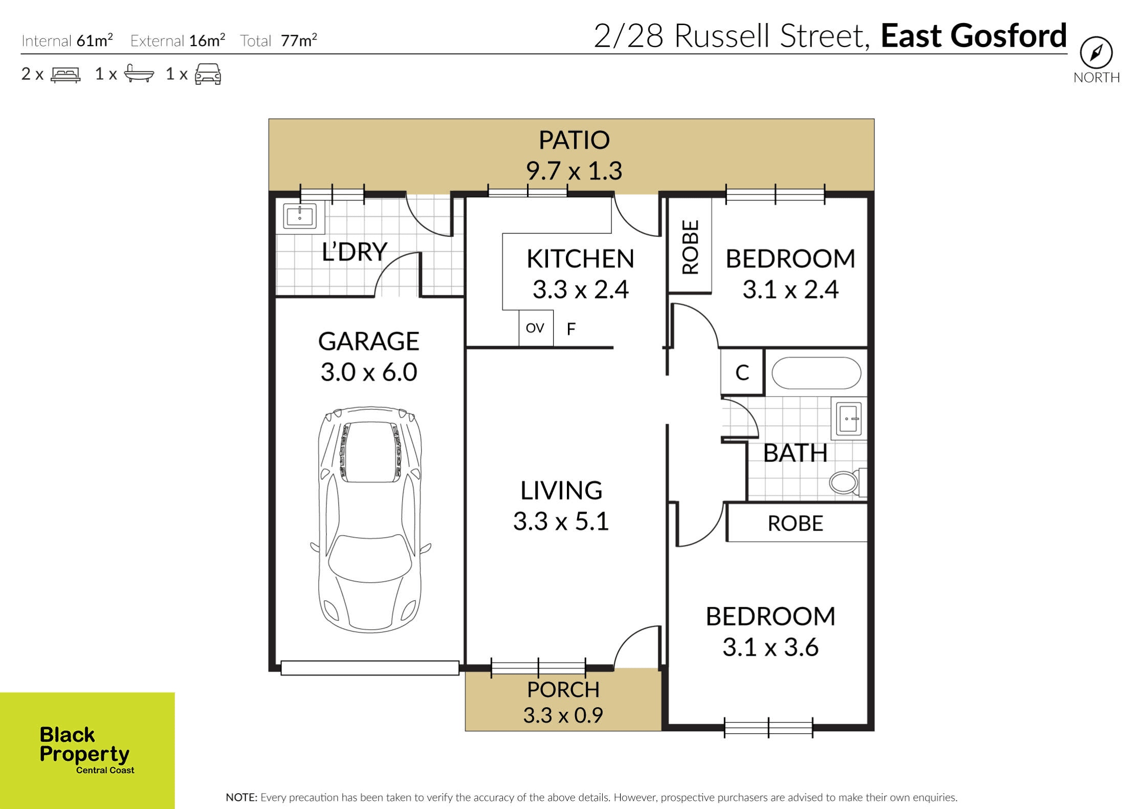 2/28-30 Russell Street, East Gosford, NSW 2250