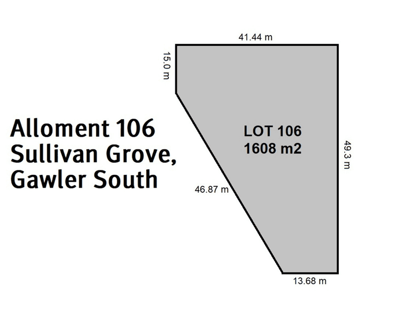 Lot 106/ Sullivan Grove, GAWLER SOUTH, SA 5118