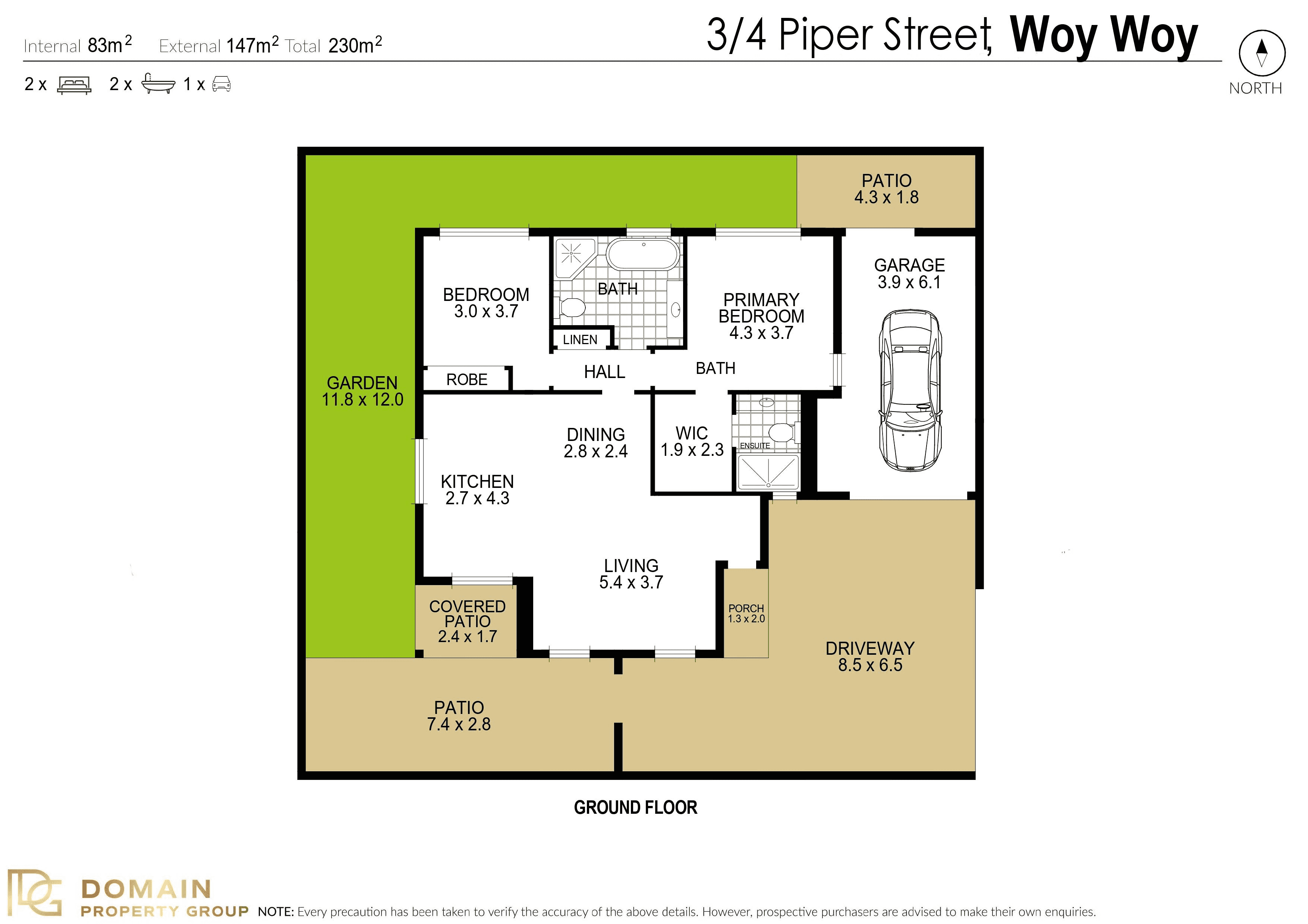 3/4 Piper Street, Woy Woy, NSW 2256