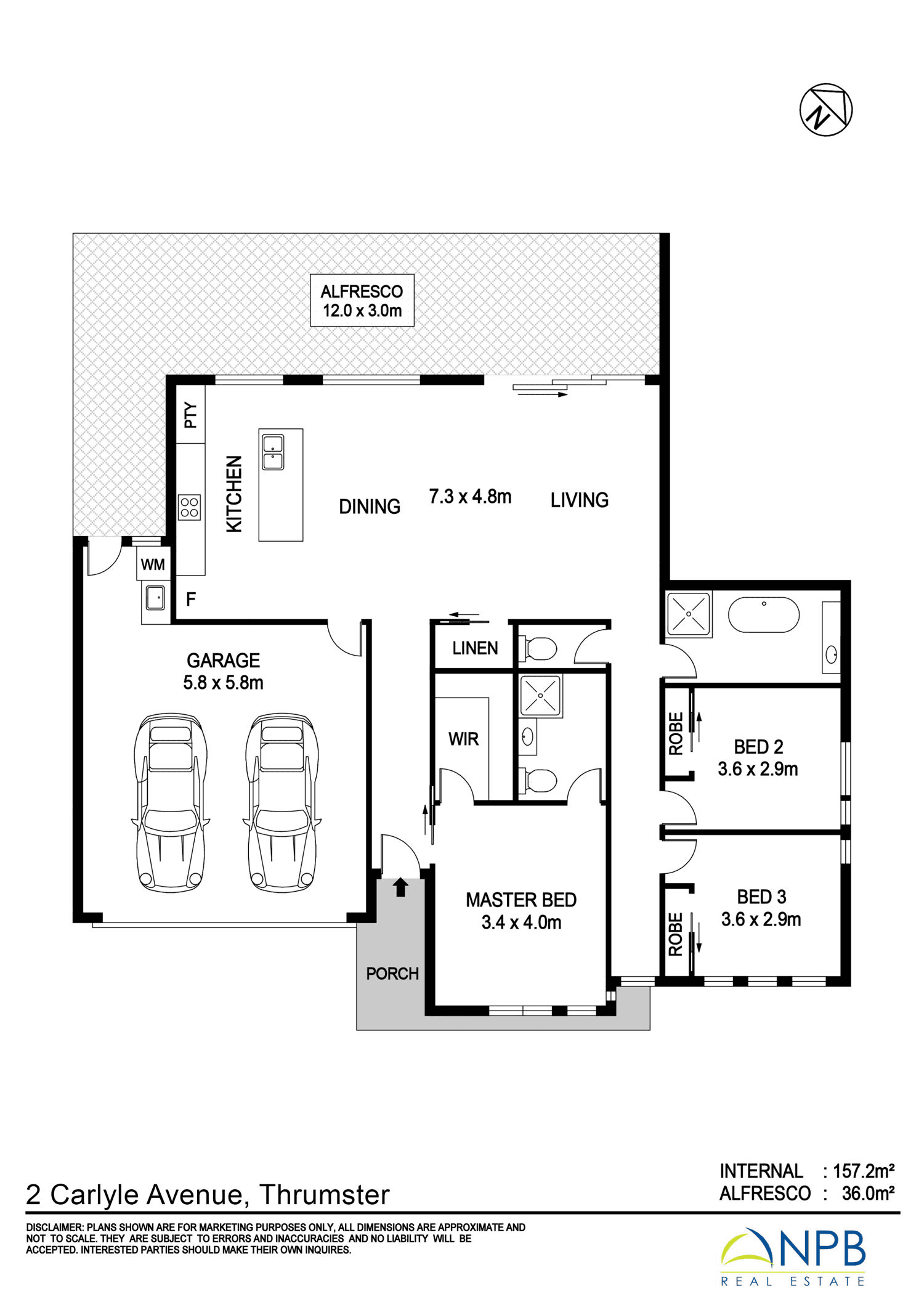 2 Carlyle Avenue, THRUMSTER, NSW 2444