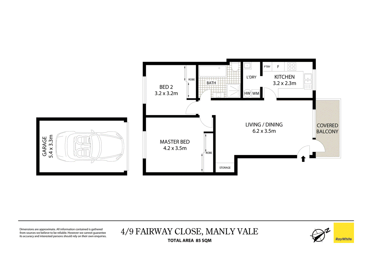 4/9 Fairway Close, MANLY VALE, NSW 2093