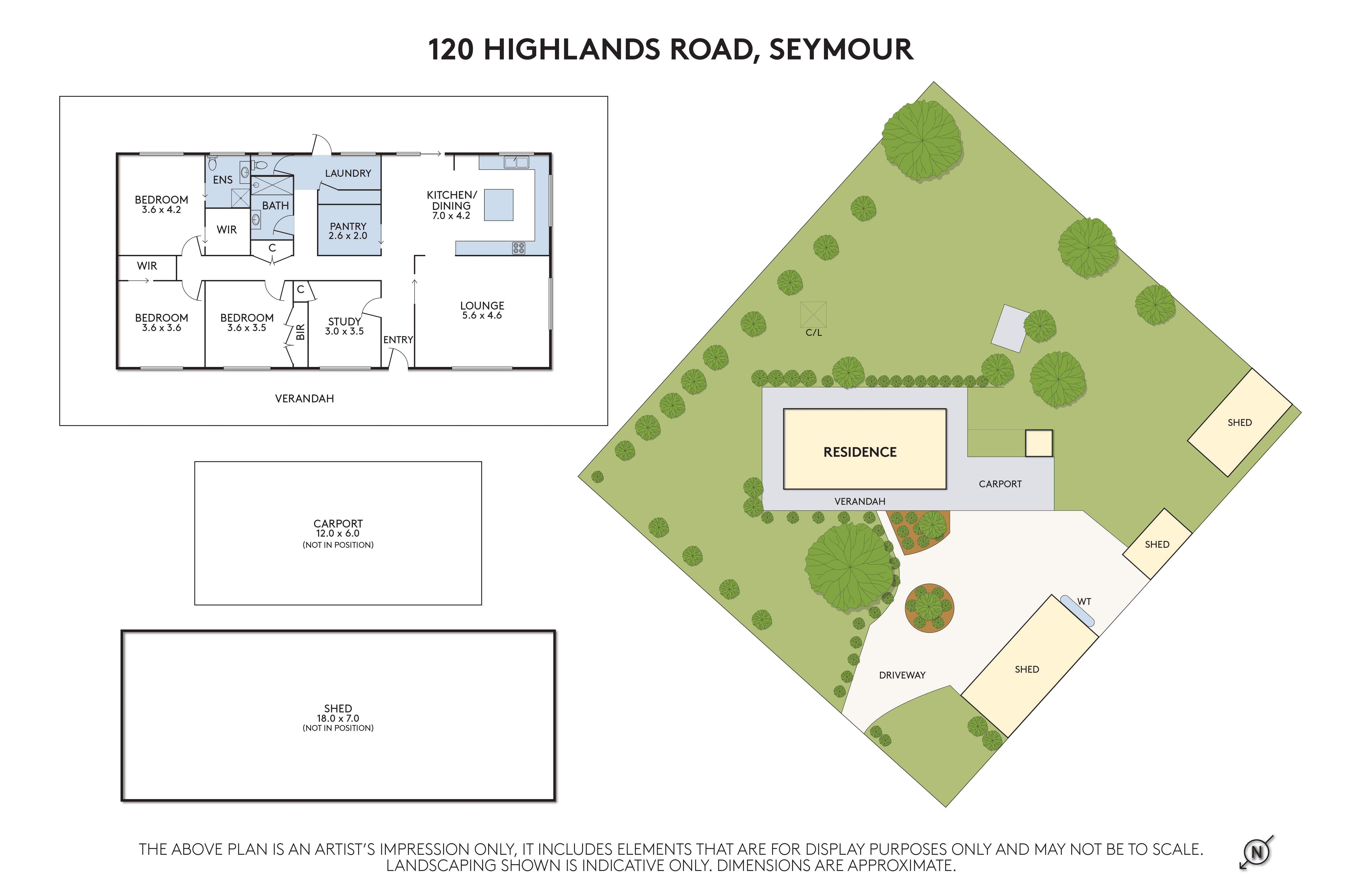 120 HIGHLANDS ROAD, SEYMOUR, VIC 3660
