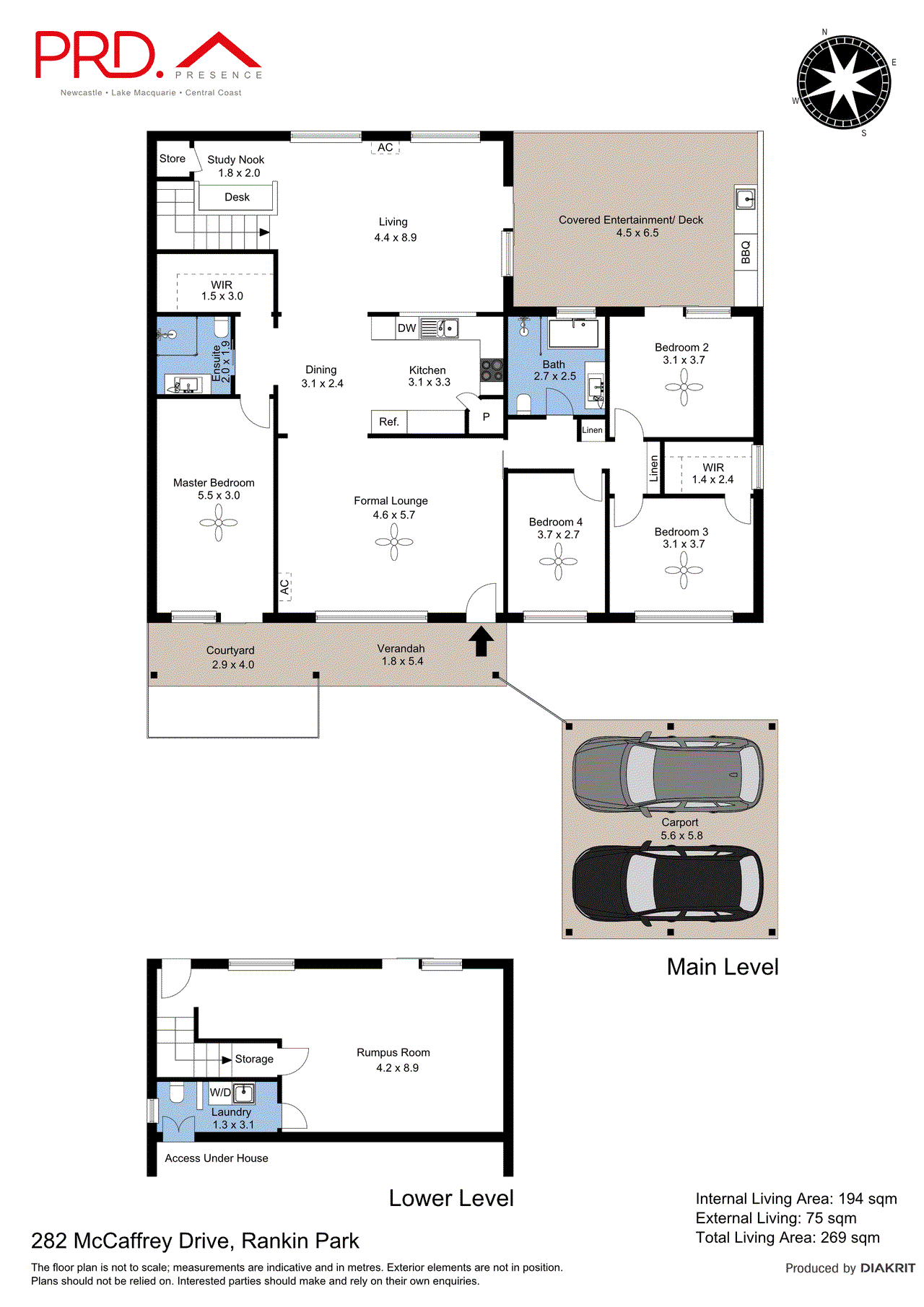 282 McCaffrey Drive, Rankin Park, NSW 2287