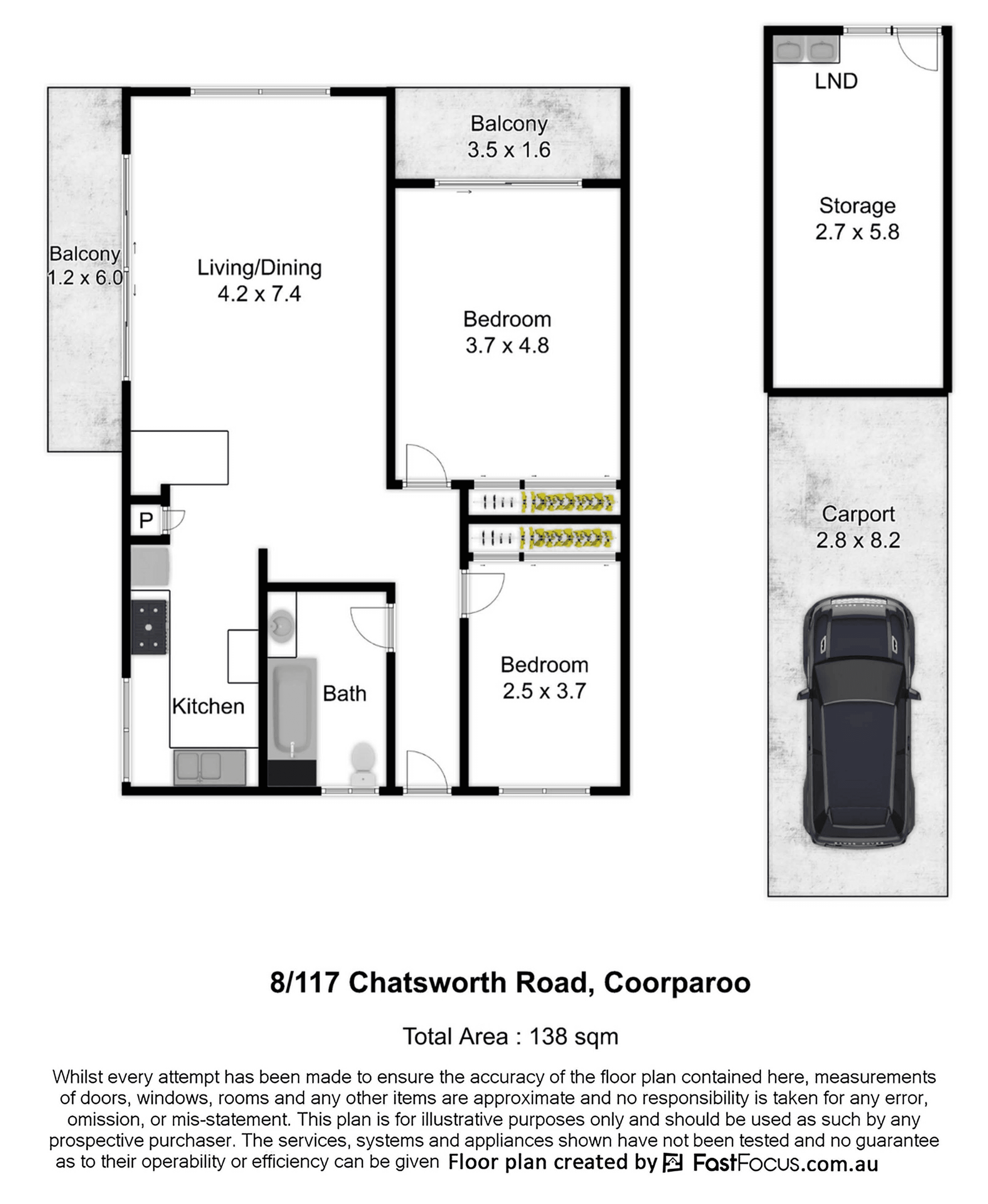 8/117 Chatsworth Road, Coorparoo, QLD 4151