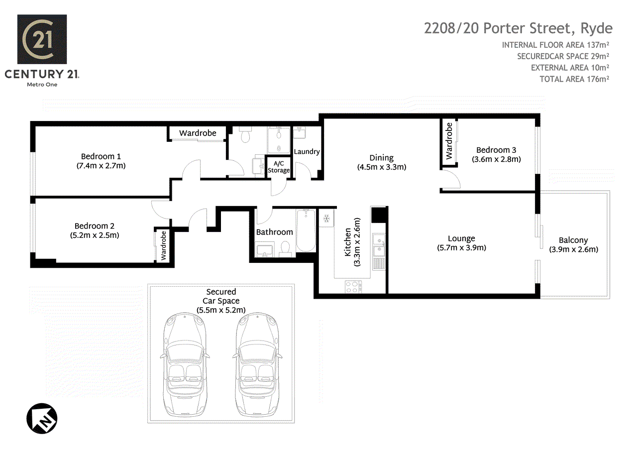 2208/20 Porter Street, Ryde, NSW 2112