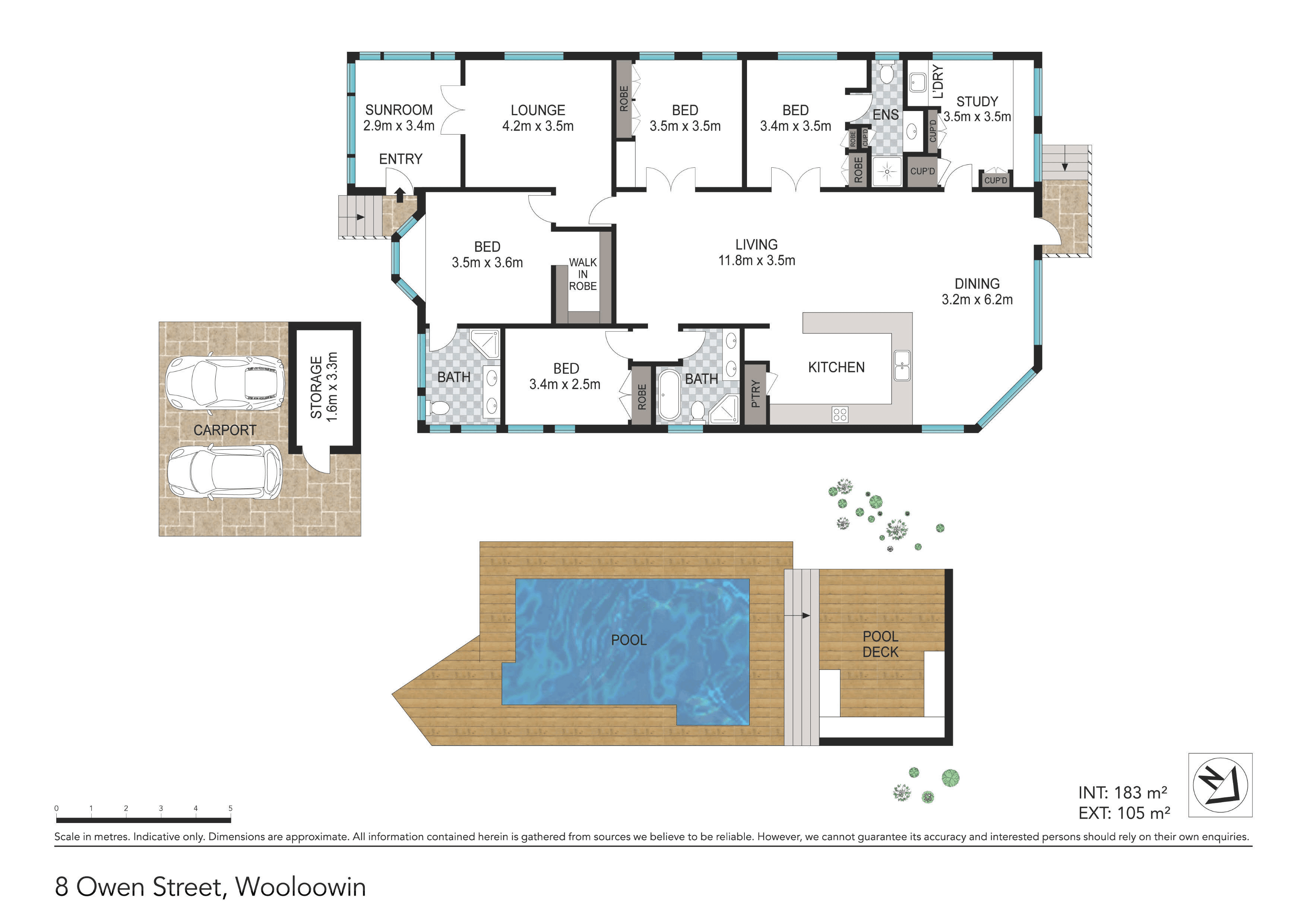 8 Owen Street, Wooloowin, QLD 4030