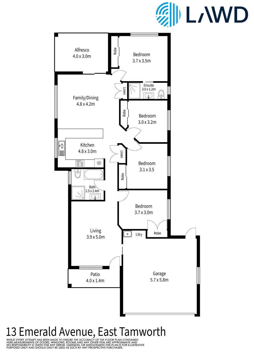 13 Emerald Avenue, TAMWORTH, NSW 2340