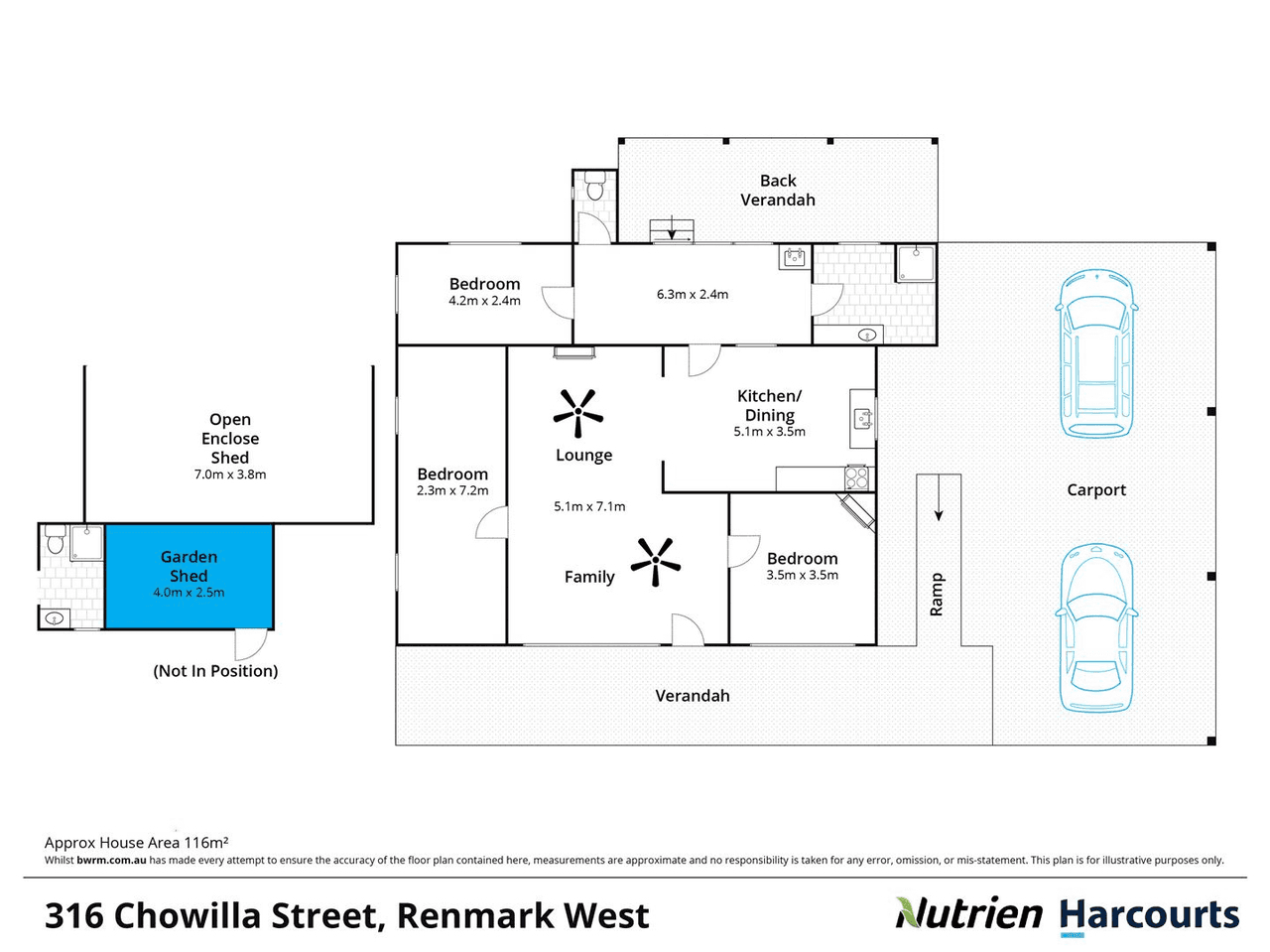 316 Chowilla Street Renmark West Street, Renmark, SA 5341