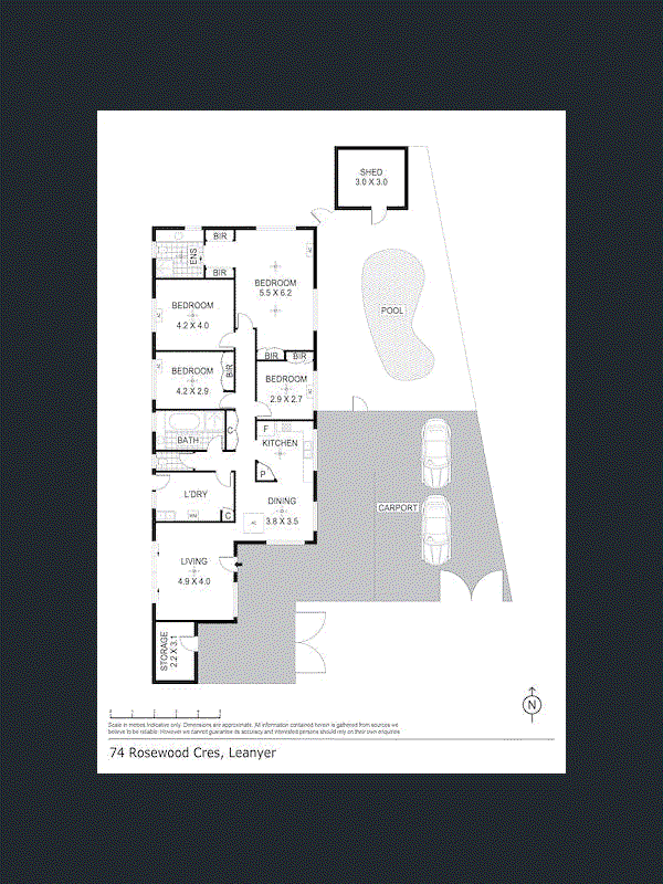 74 Rosewood Crescent, LEANYER, NT 0812