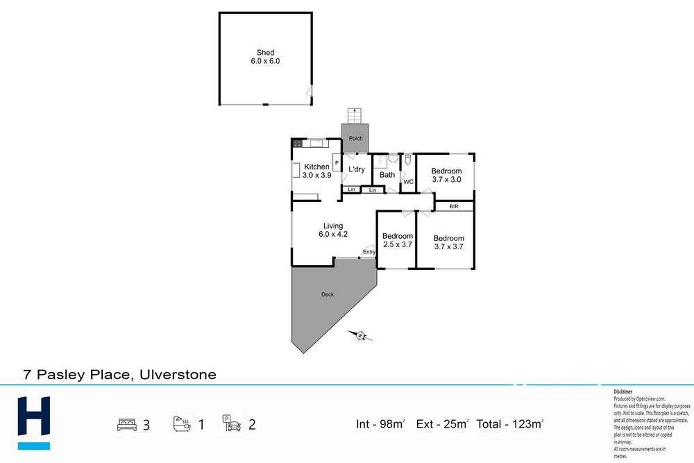 7 Pasley Place, ULVERSTONE, TAS 7315