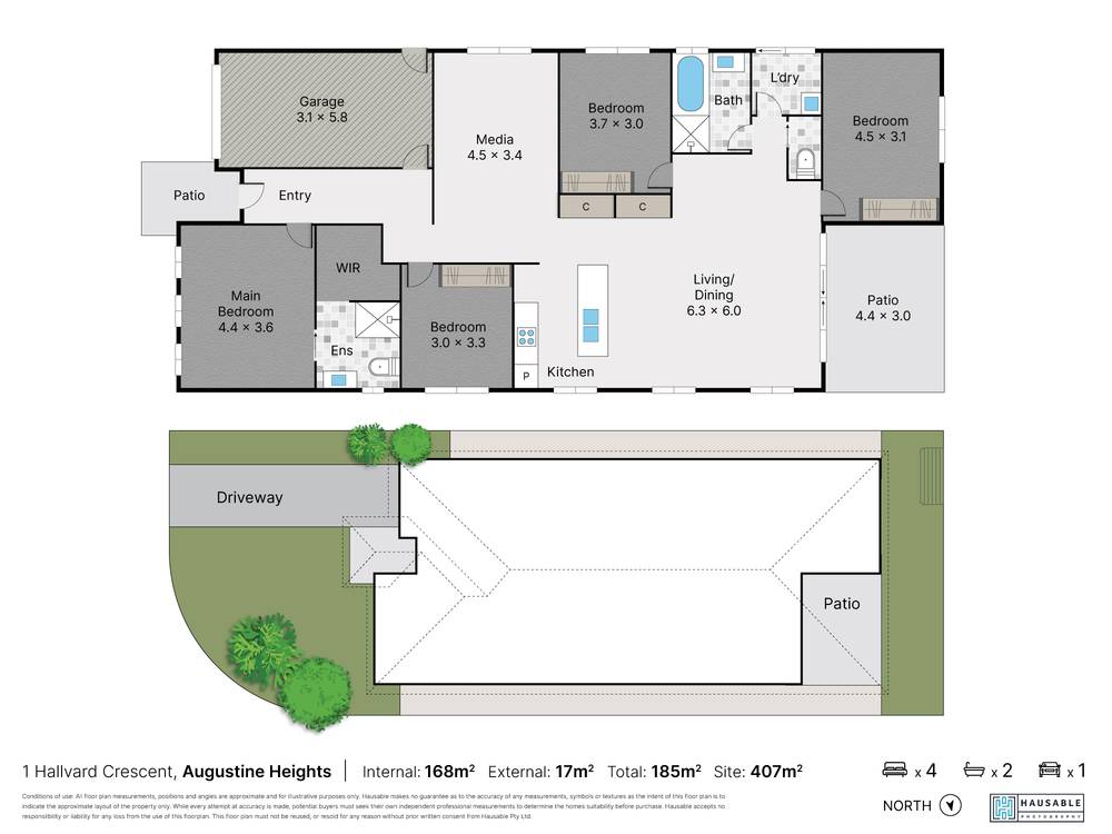 1 Hallvard Crescent, AUGUSTINE HEIGHTS, QLD 4300