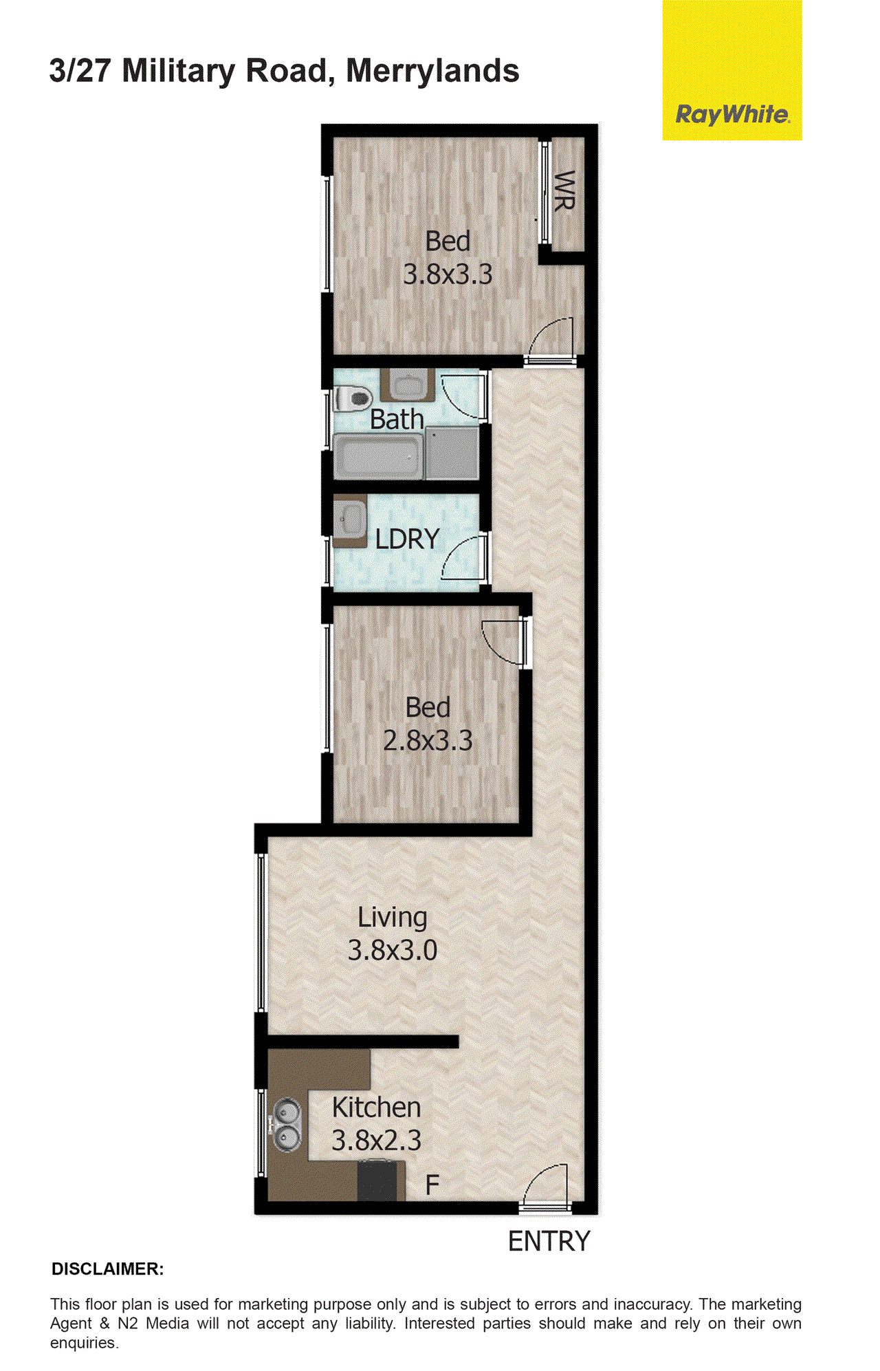 3/27 Military Road, MERRYLANDS, NSW 2160