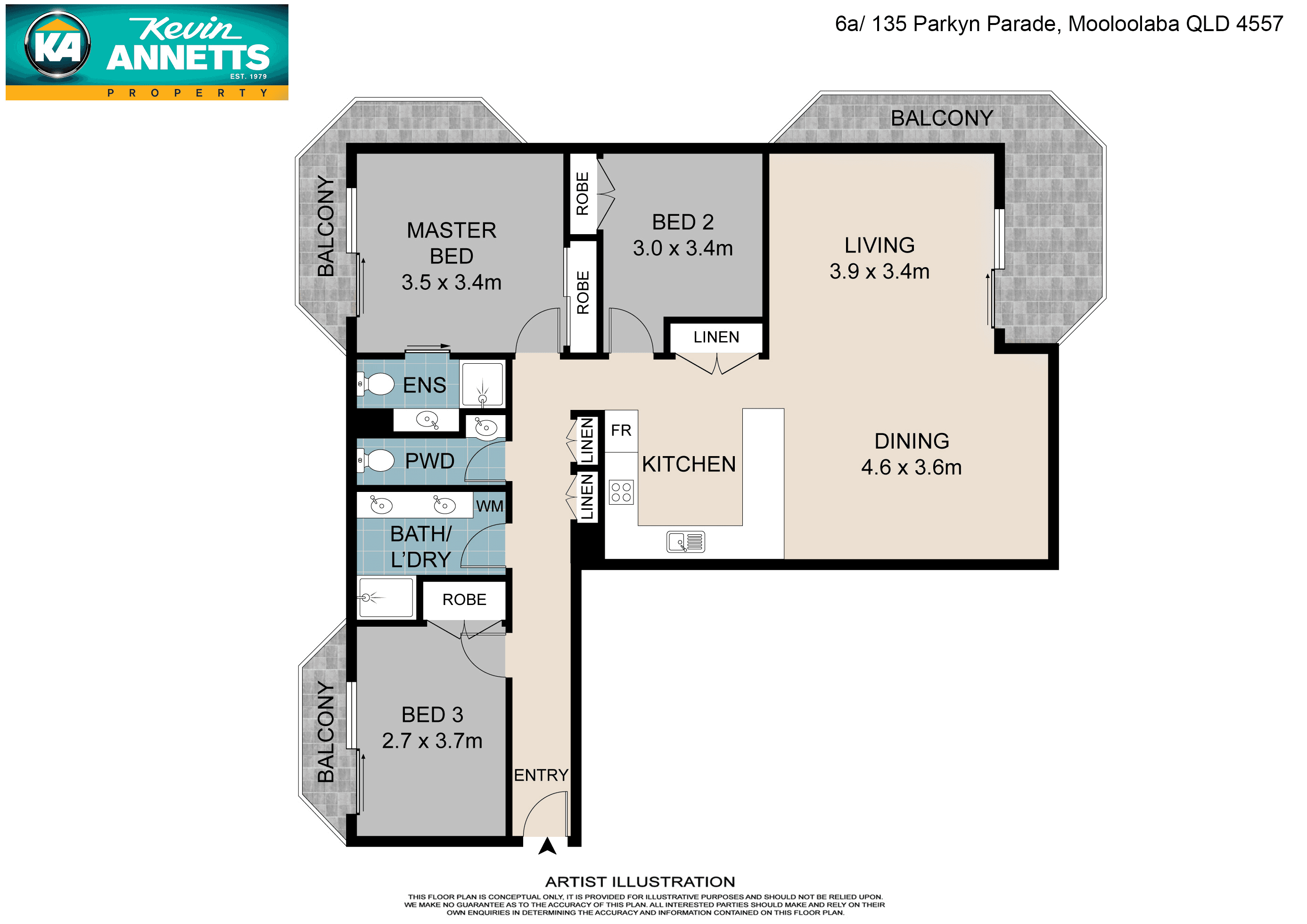 6A/135 Parkyn Parade, MOOLOOLABA, QLD 4557