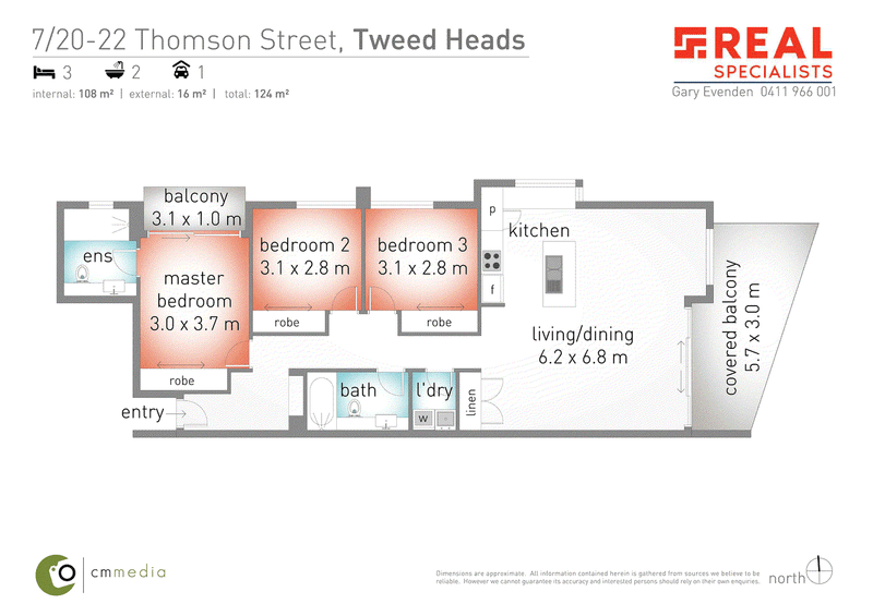 7/20-22 Thomson Street, TWEED HEADS, NSW 2485
