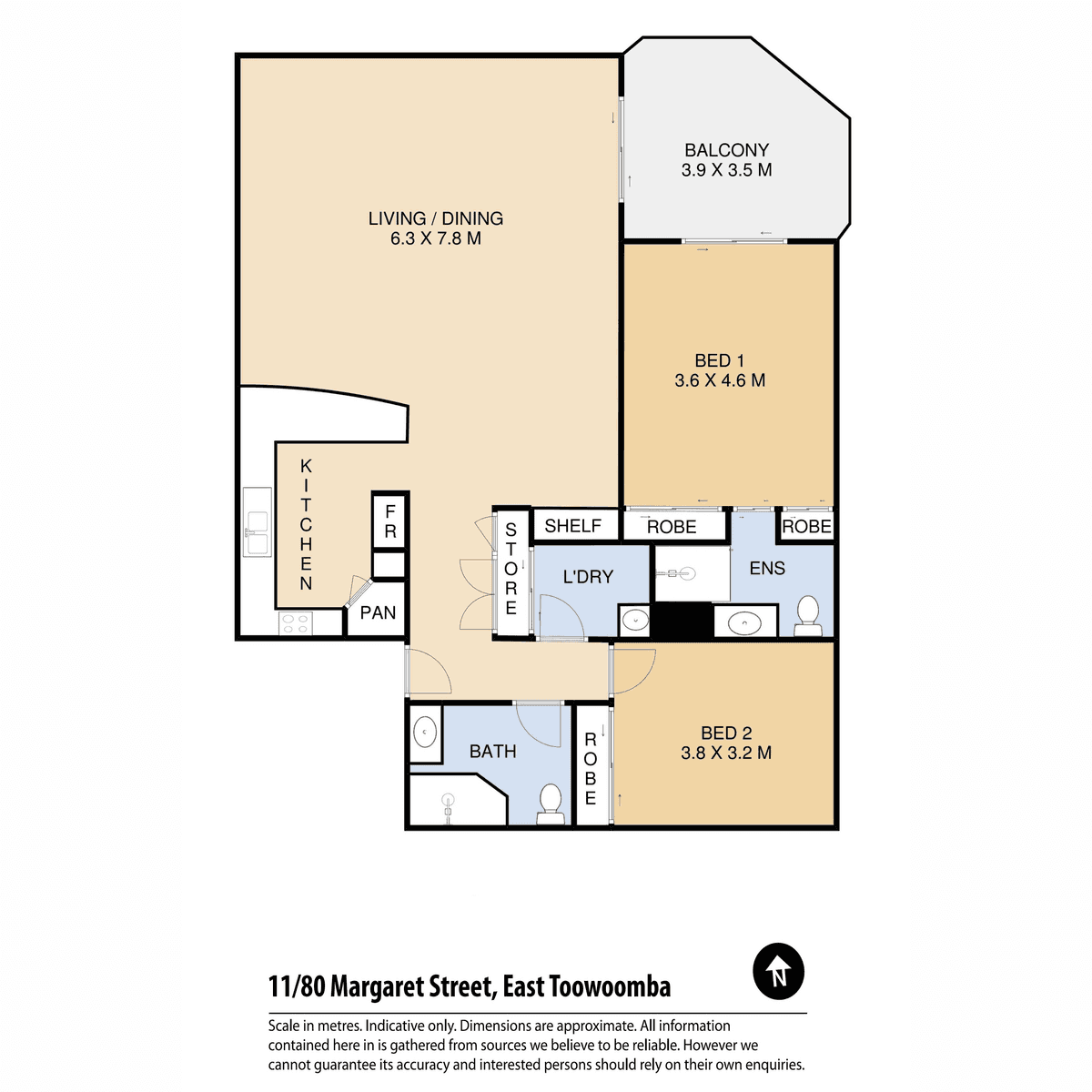 11/80 Margaret Street, EAST TOOWOOMBA, QLD 4350