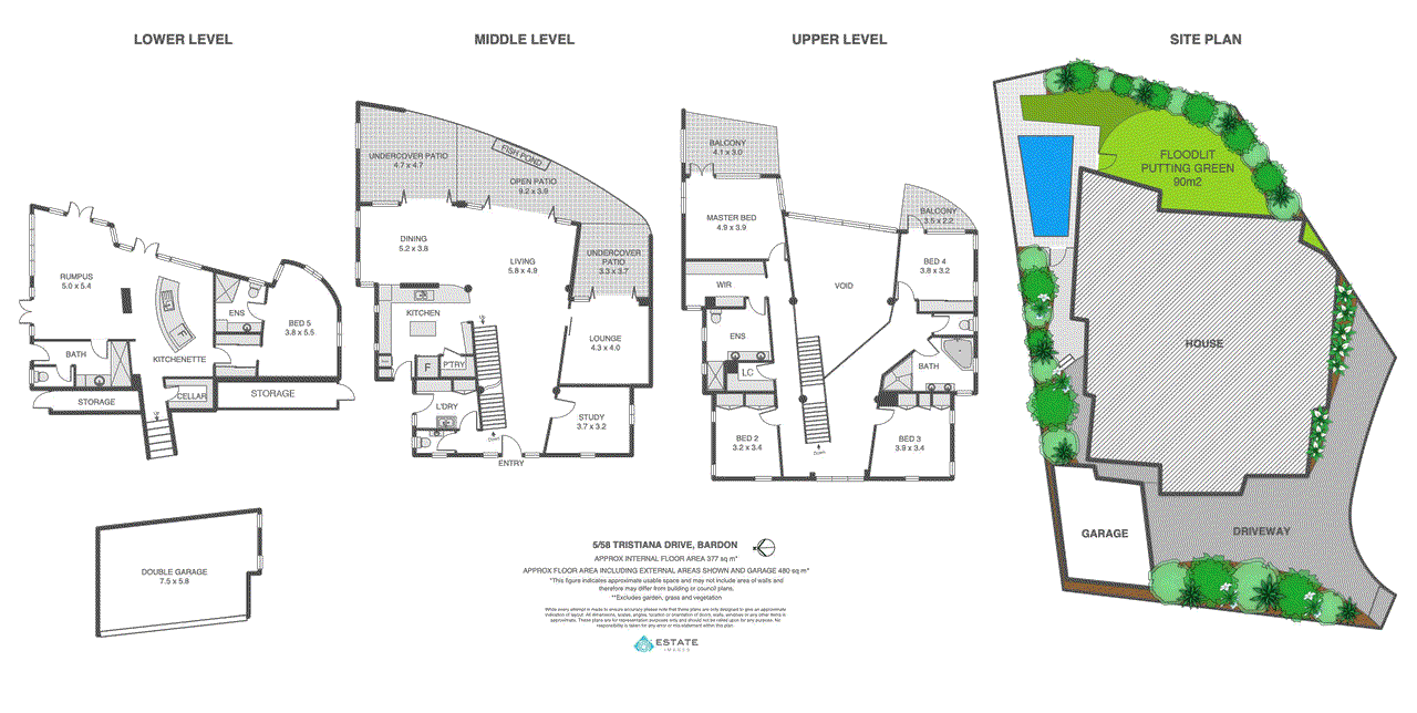 House 5 58  Tristania Drive, Bardon, QLD 4065