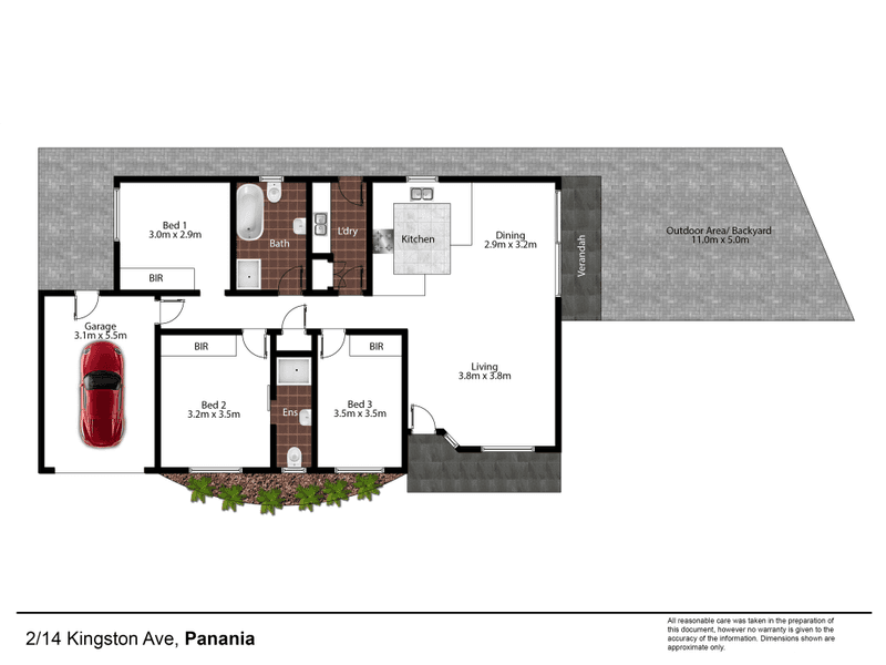 2/14 Kingston Avenue, Panania, NSW 2213