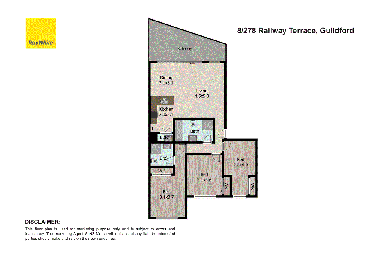 10/278-282 Railway Terrace, GUILDFORD, NSW 2161