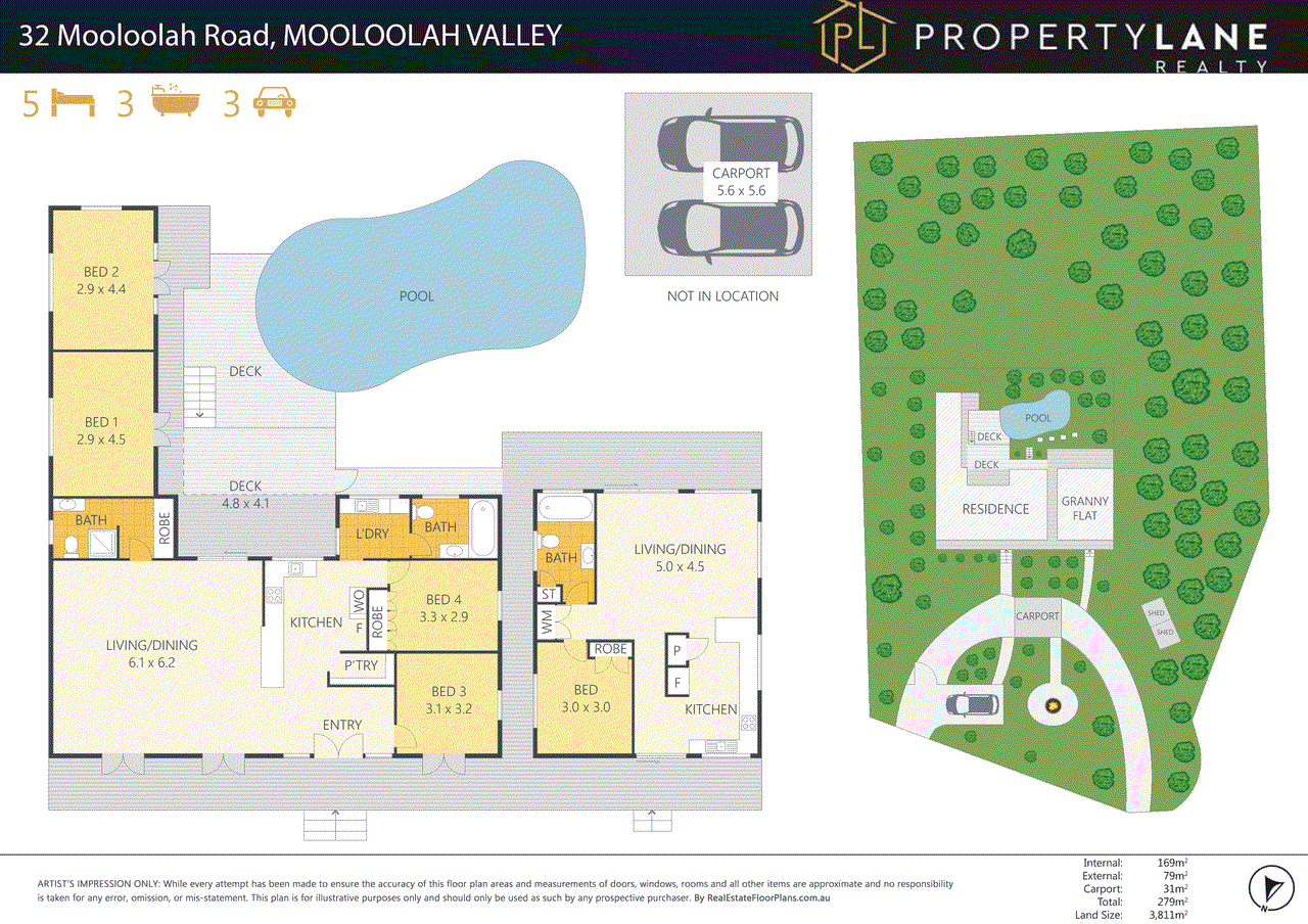 32 Mooloolah Road, MOOLOOLAH VALLEY, QLD 4553