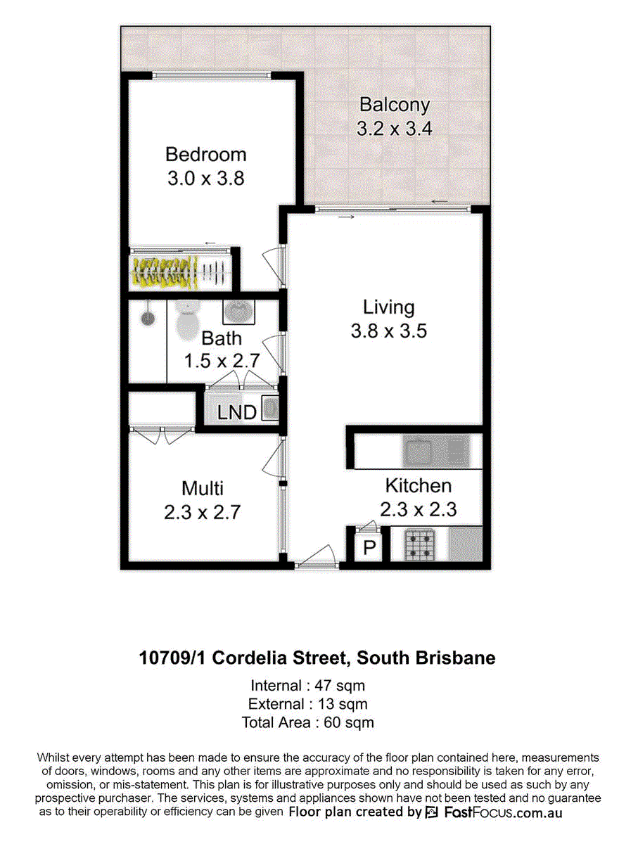 10709/1 Cordelia Street, South Brisbane, QLD 4101