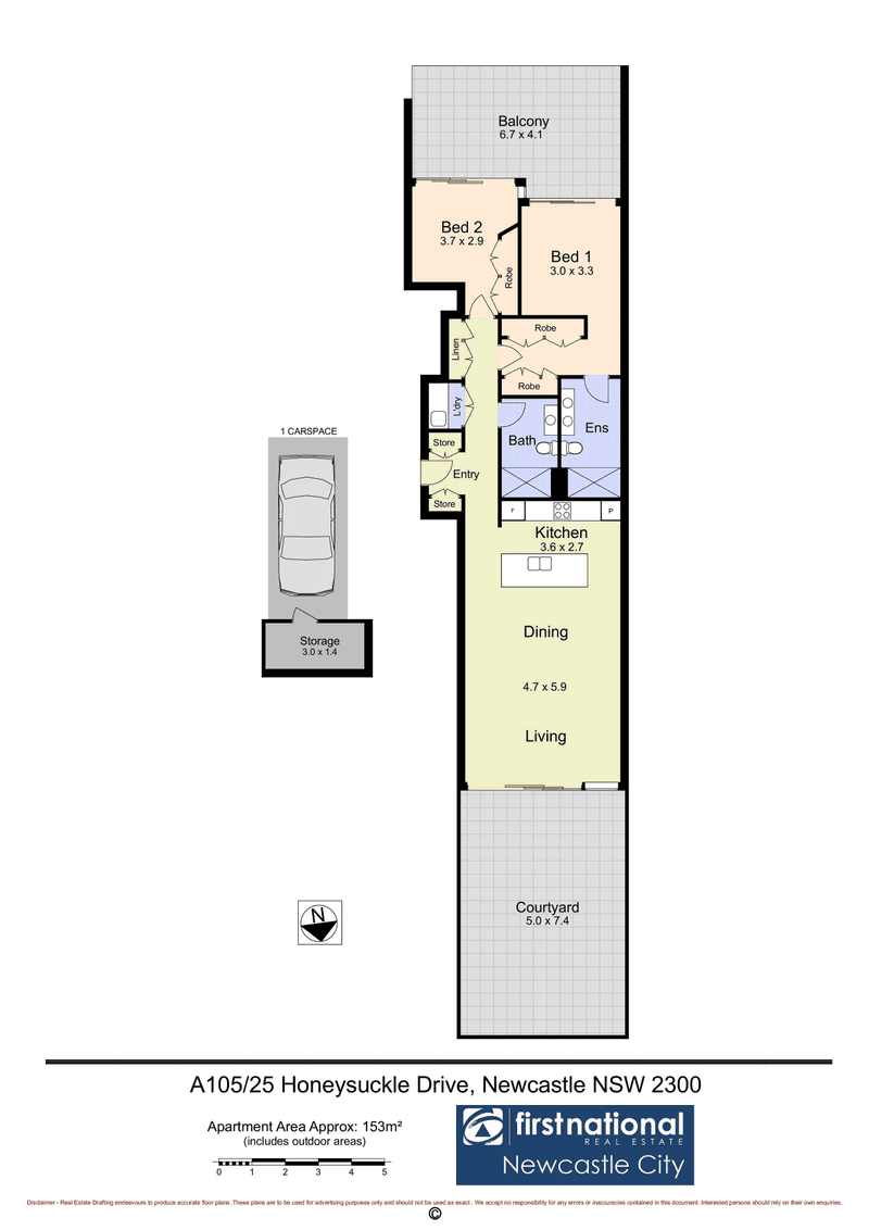 105/25 Honeysuckle Drive, Newcastle, NSW 2300