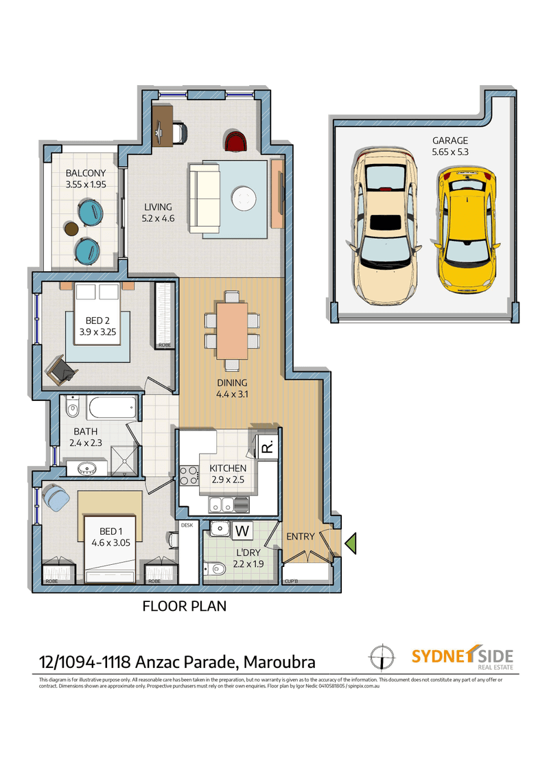 12/1094-1118 Anzac Parade, Maroubra, NSW 2035