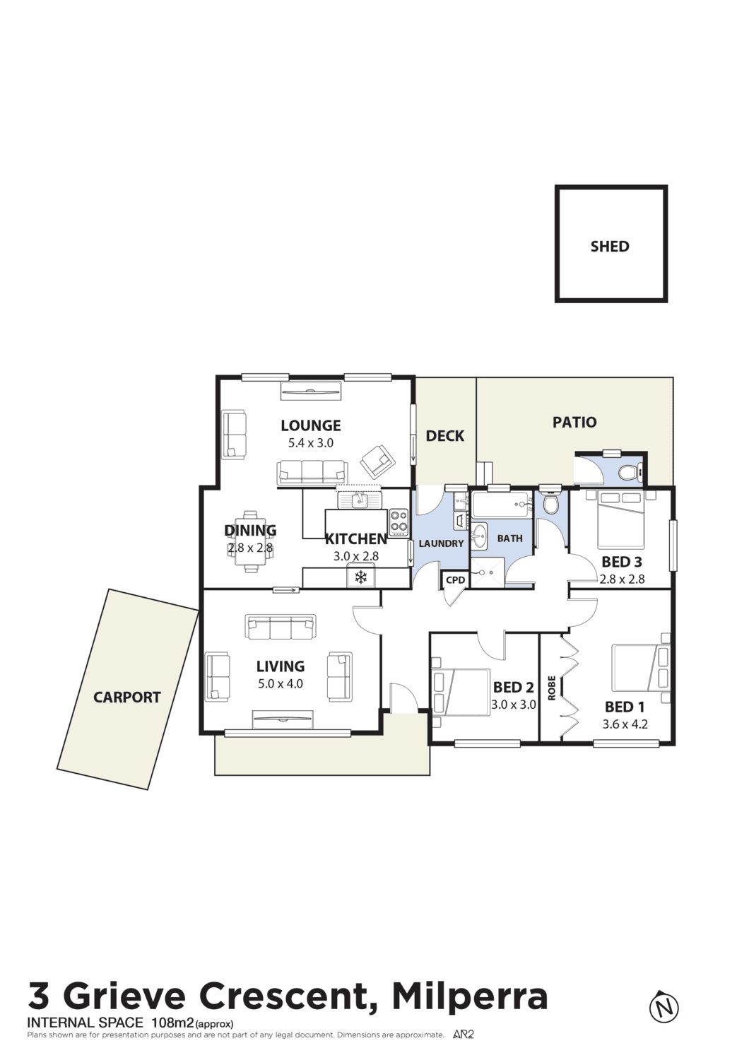 3 Grieve Crescent, Milperra, NSW 2214