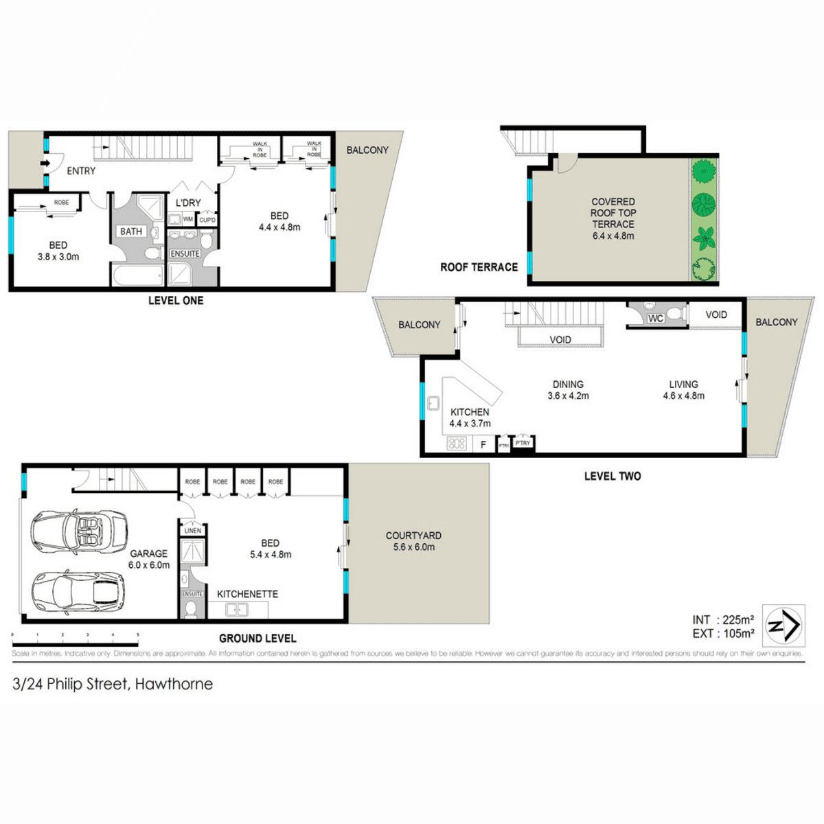 3/24 Philip Street, HAWTHORNE, QLD 4171