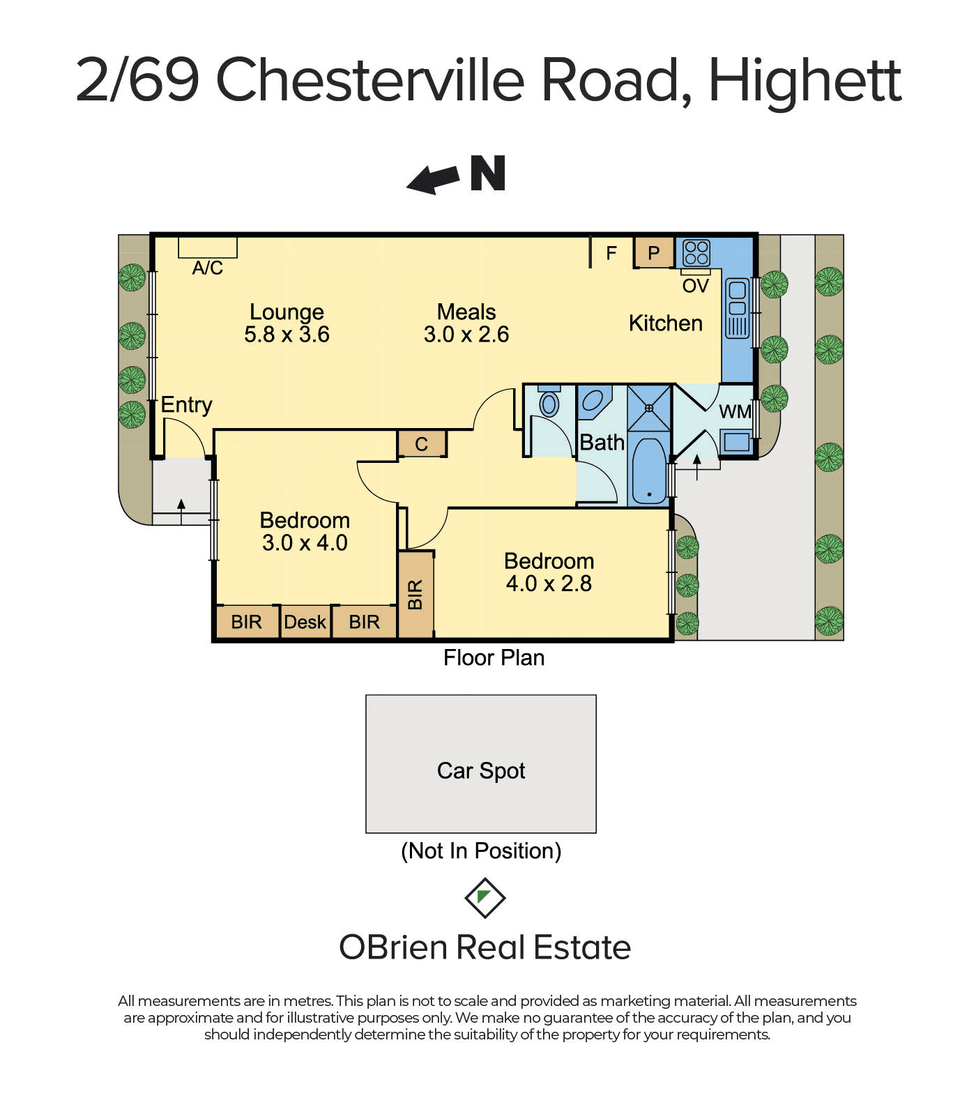 2/69 Chesterville Road, Highett, VIC 3190