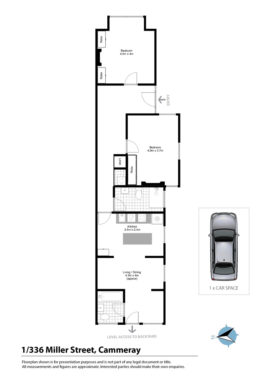 1/336 Miller Street, Cammeray, NSW 2062