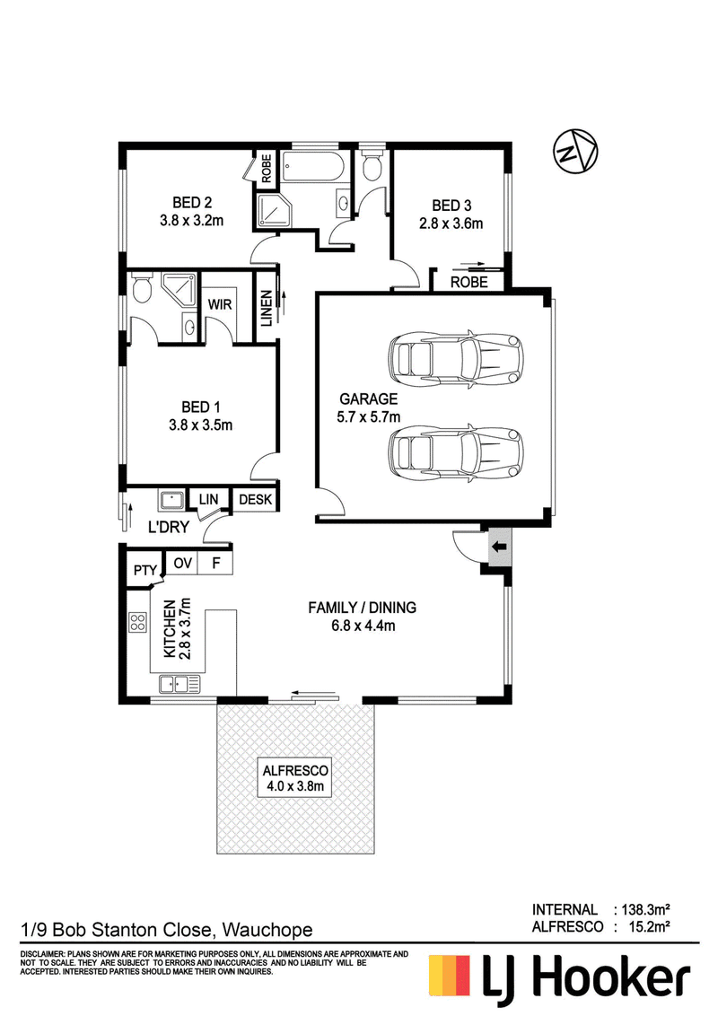 2/9 Bob Stanton Close, WAUCHOPE, NSW 2446