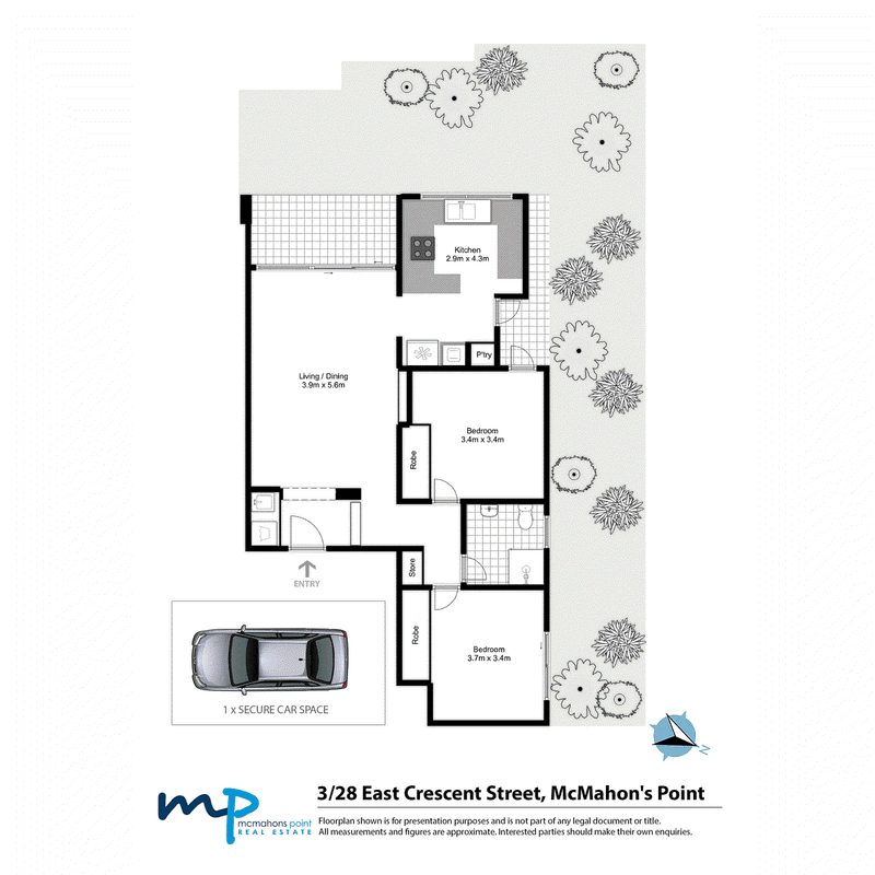 3/28 East Crescent Street, McMahons Point, NSW 2060
