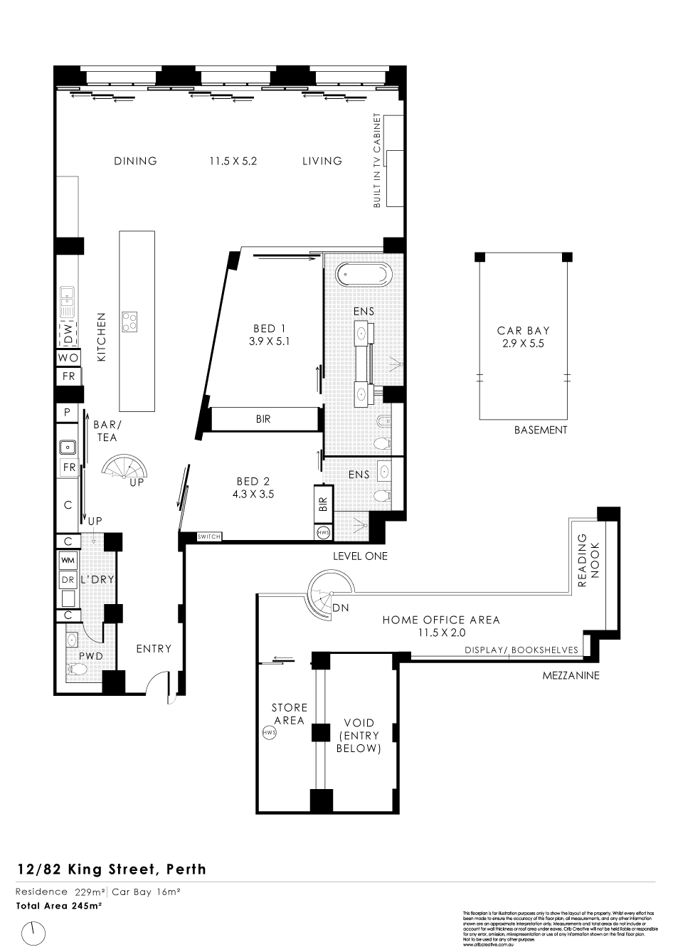 12/82 King Street, Perth, WA 6000