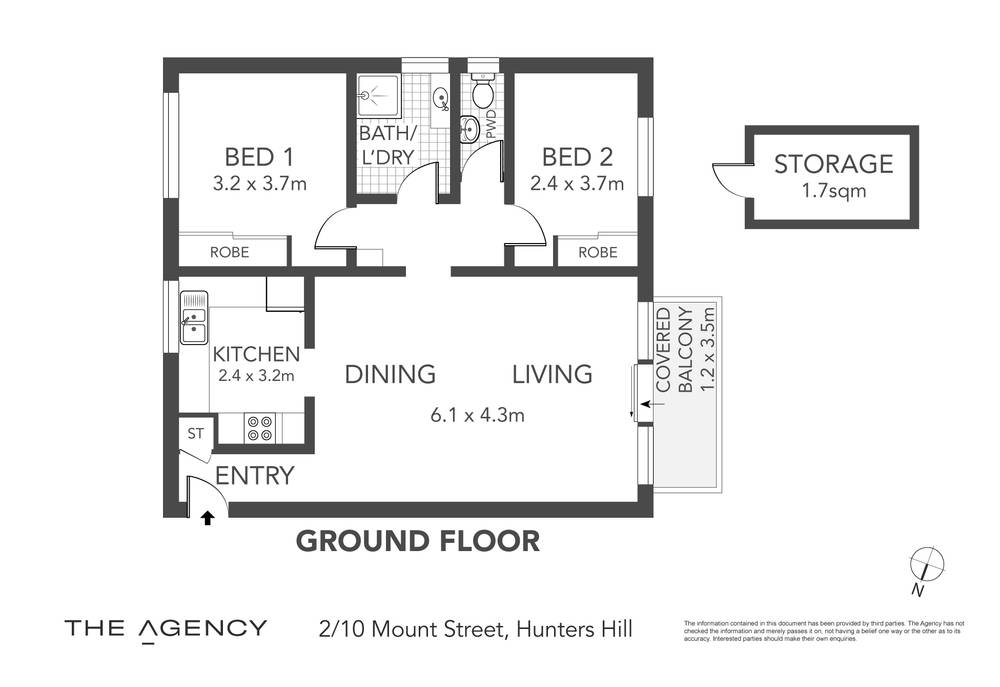 2/10 Mount Street, Hunters Hill, NSW 2110