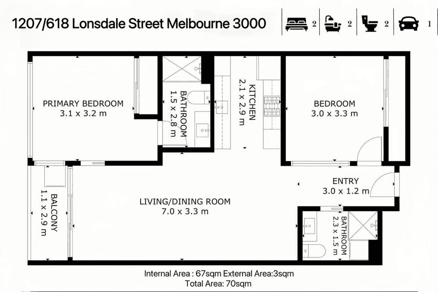 1207/618 Lonsdale Street, MELBOURNE, VIC 3000