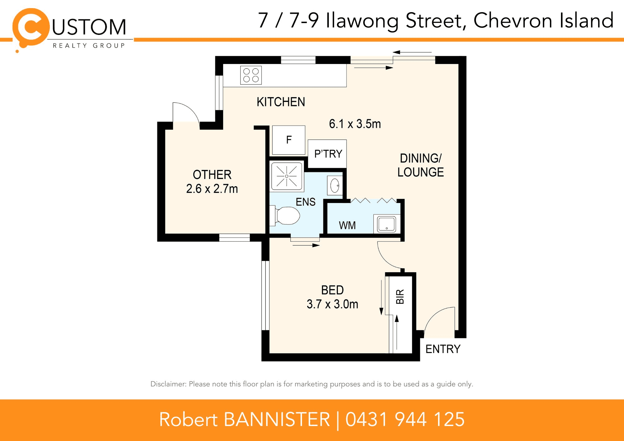 7/7-9 Illawong Street, CHEVRON ISLAND, QLD 4217