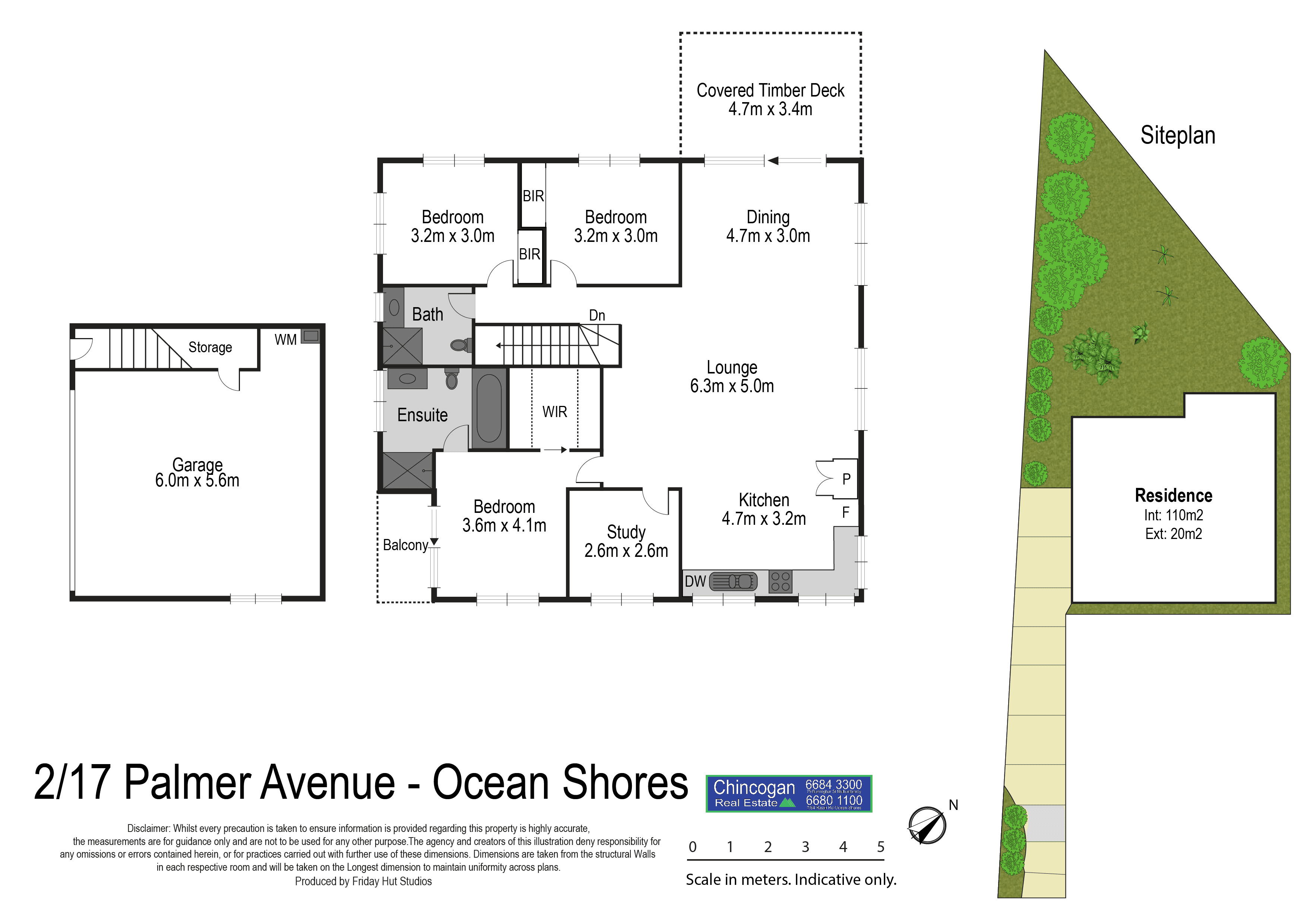 2/17 Palmer Avenue, OCEAN SHORES, NSW 2483