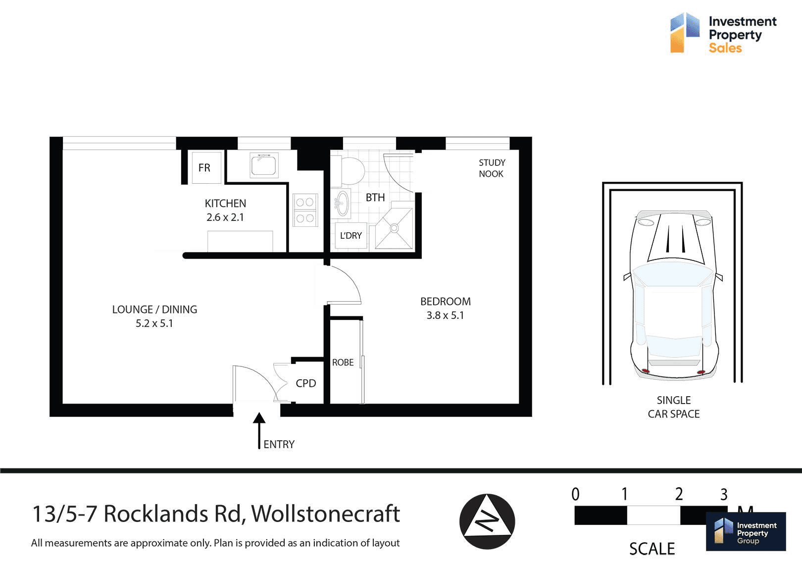 13/5-7 Rocklands Road, WOLLSTONECRAFT, NSW 2065