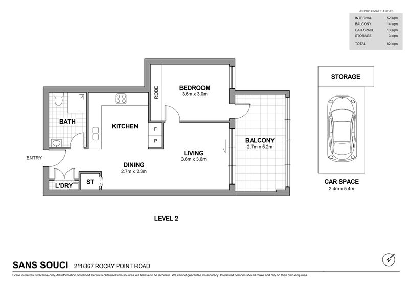 211/367 Rocky Point Rd, SANS SOUCI, NSW 2219