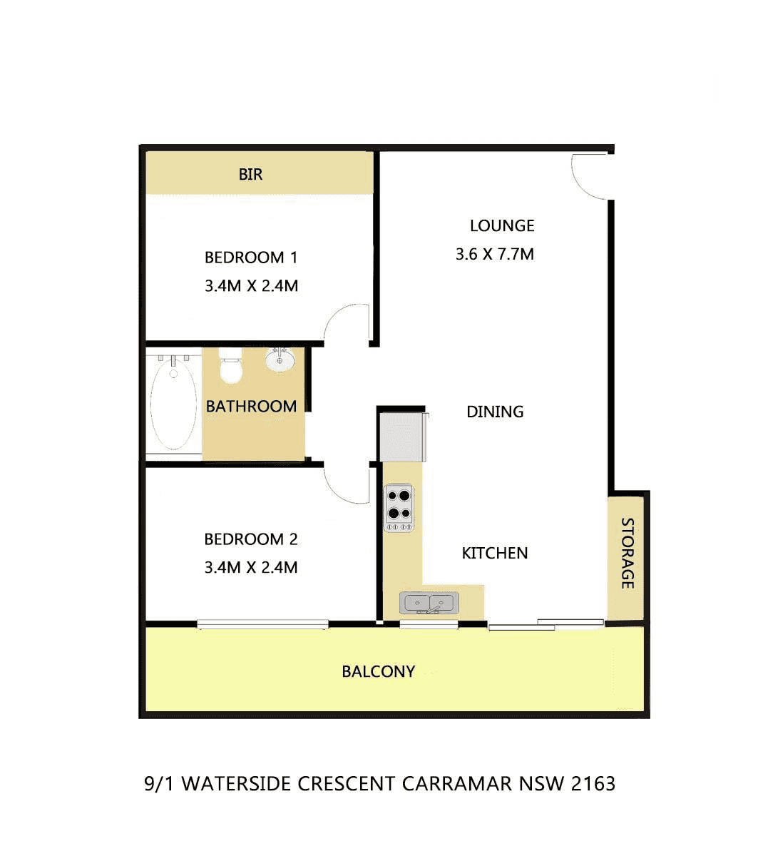 9/1 Waterside Crescent, Carramar, NSW 2163