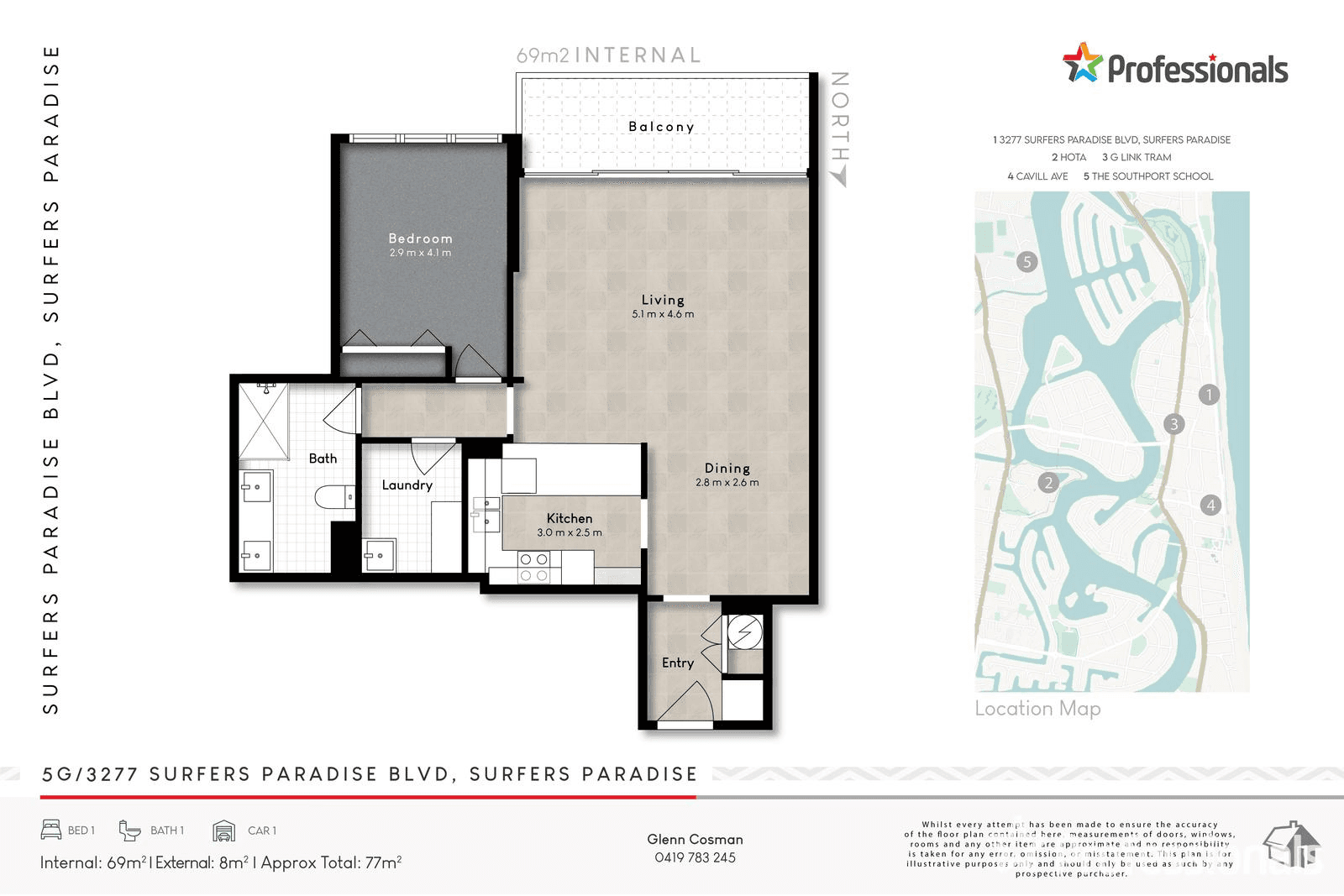 5G/3277 Surfers Paradise Boulevard, SURFERS PARADISE, QLD 4217