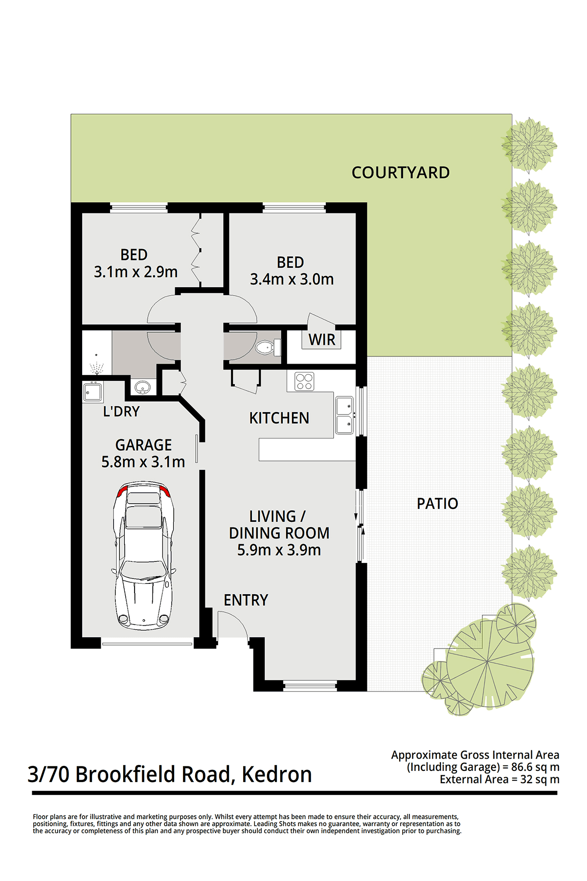 3/70 Brookfield Road, KEDRON, QLD 4031